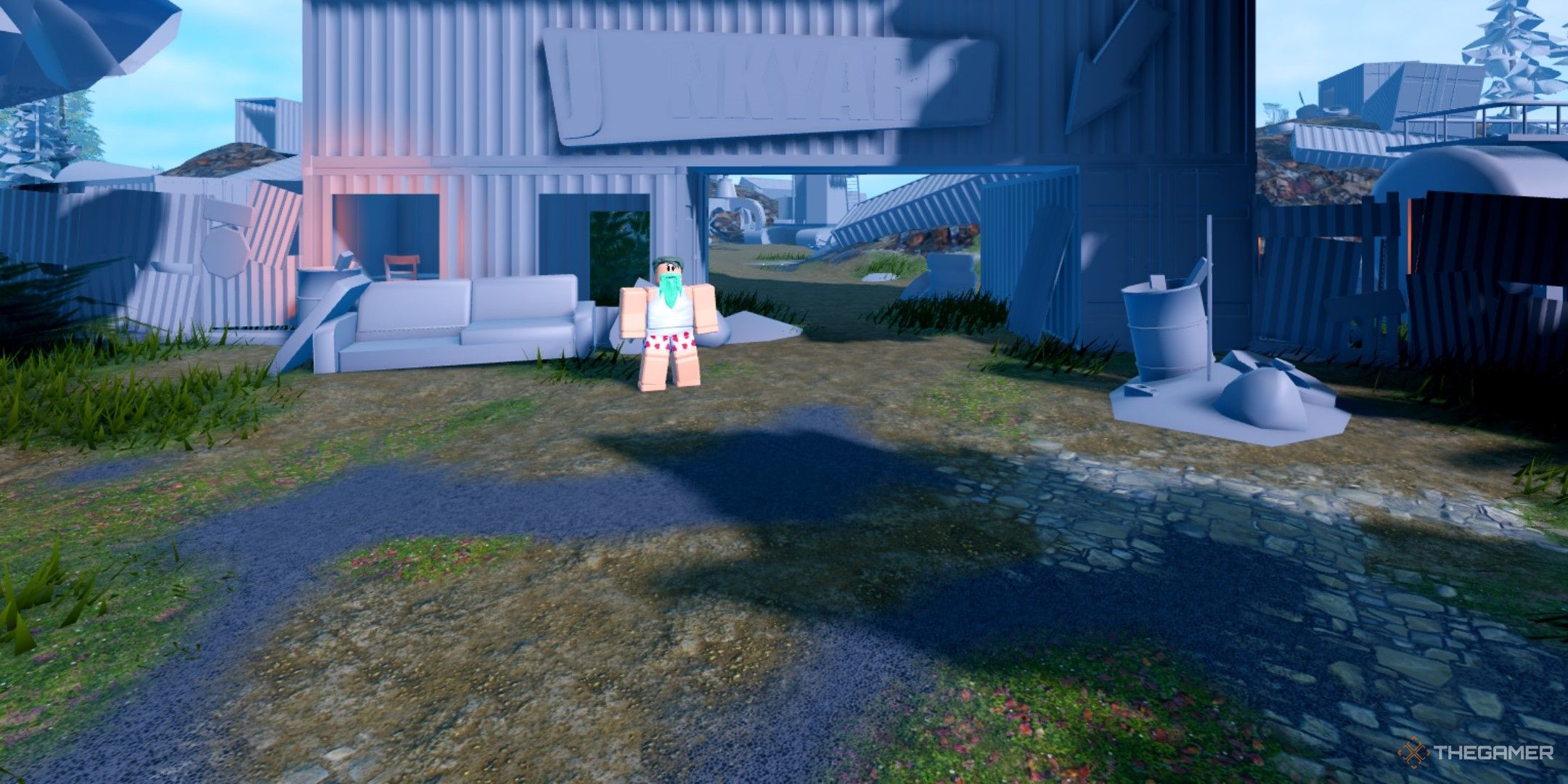 a character in Lone Survival on Roblox