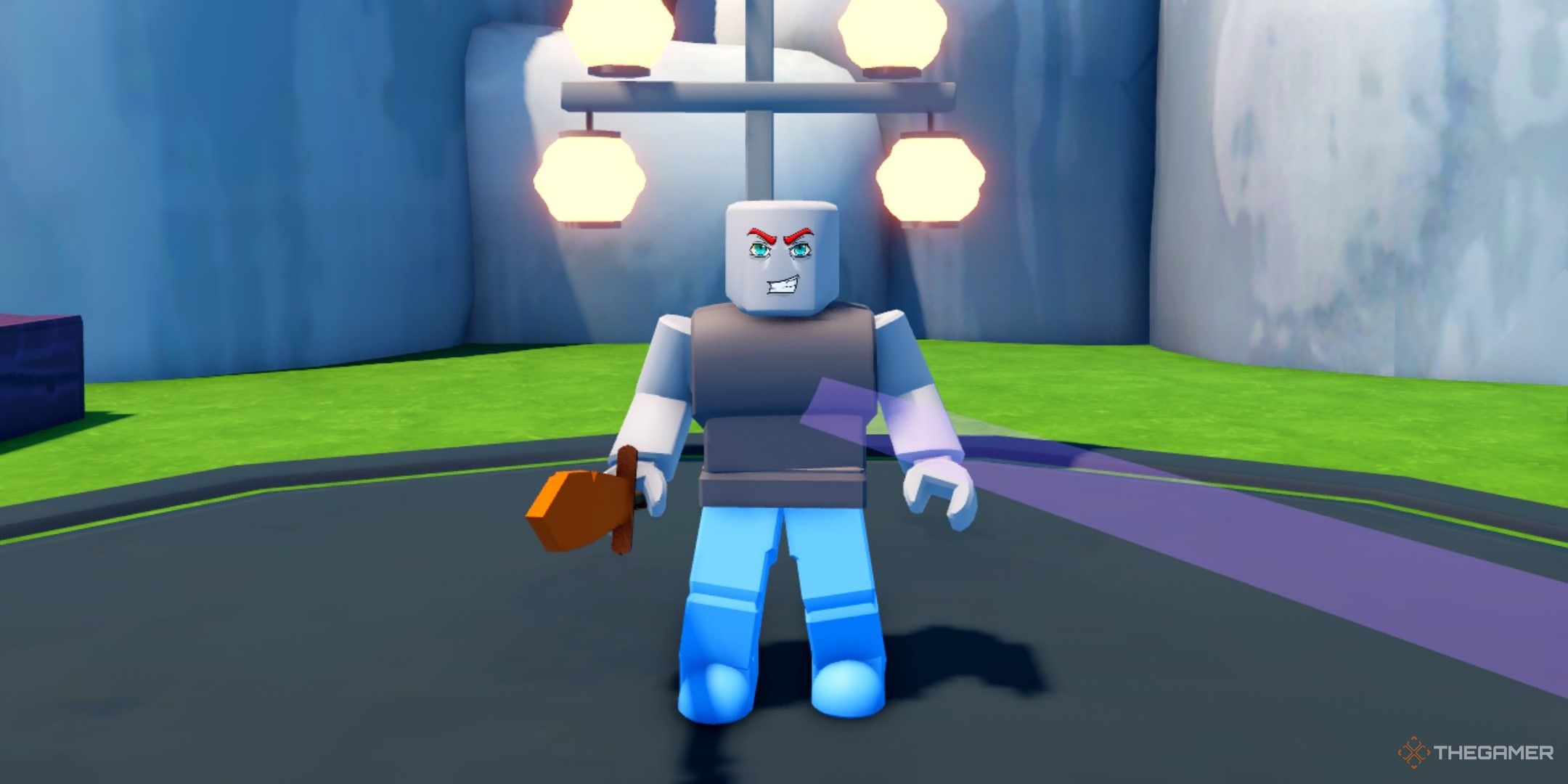 a player in Anime Immortals on Roblox