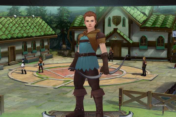 Royal Quest Online character creation screen.