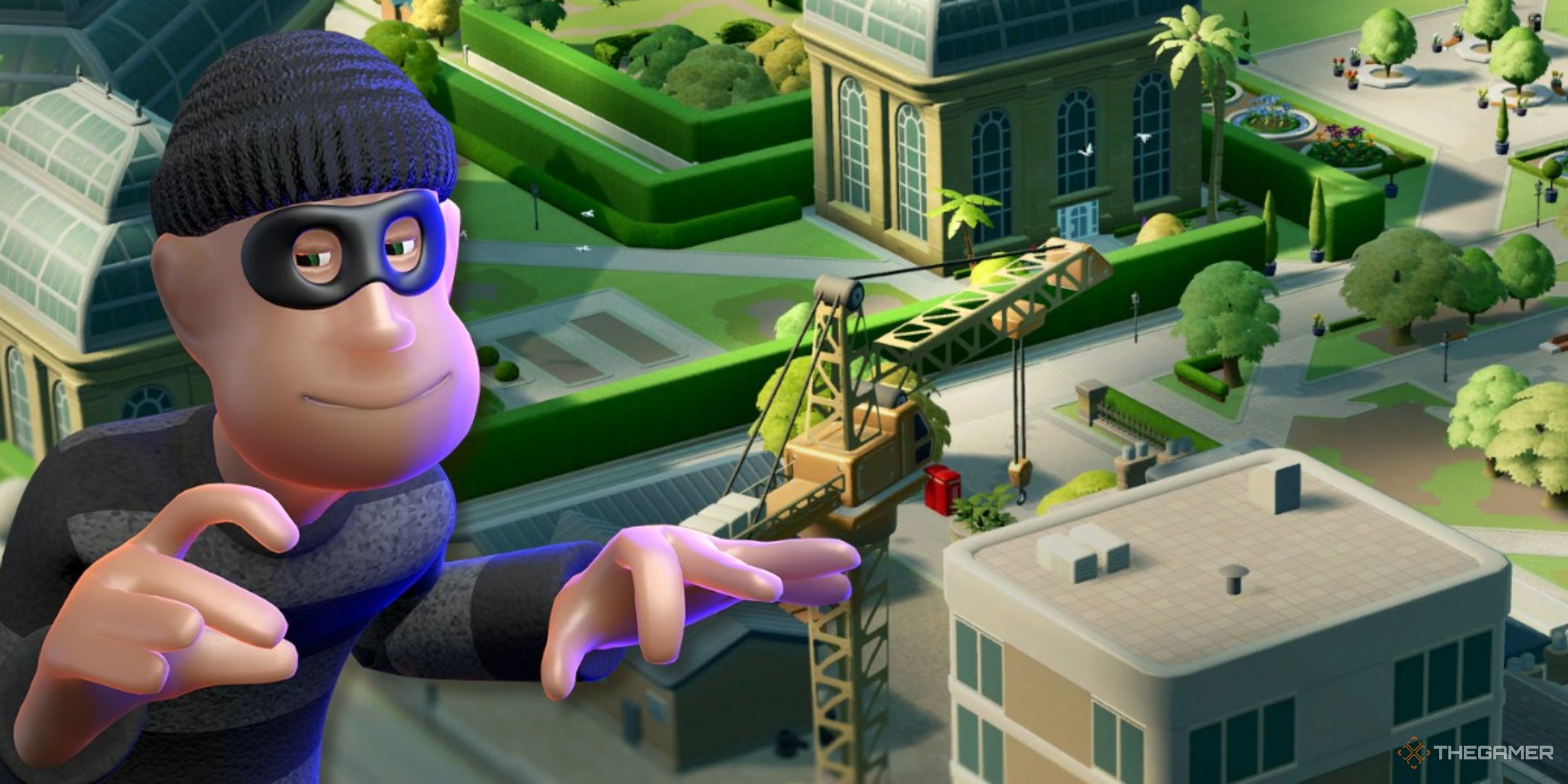 a criminal on the loading screen of two point museum.