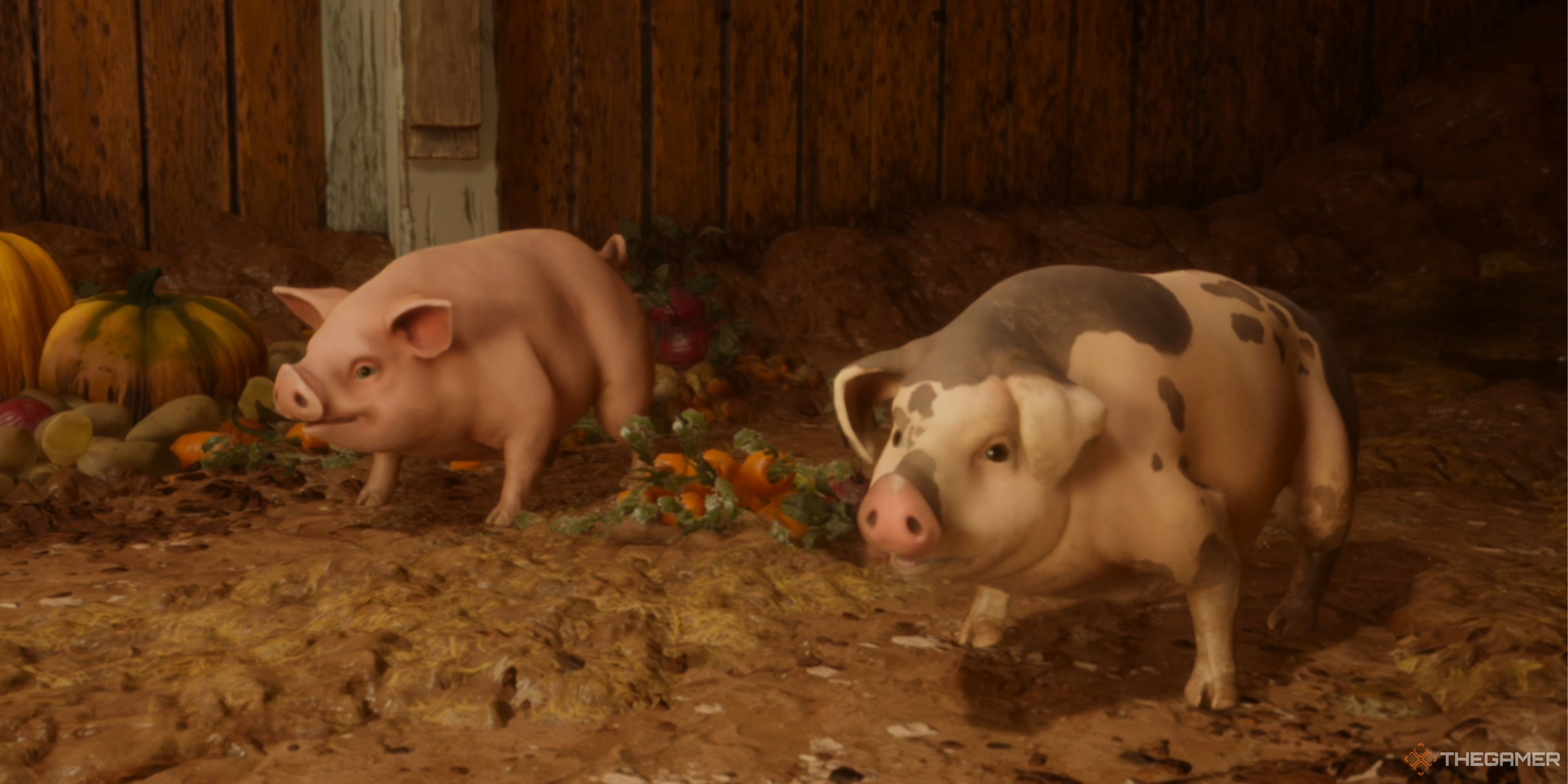Zoe and Mio as pigs in Split Fiction