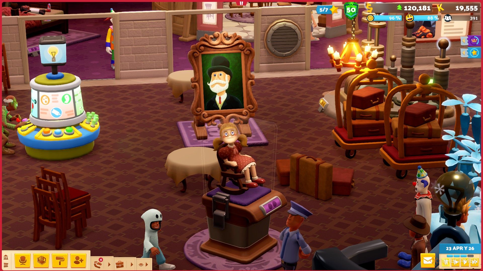 the haunted painting of jacques o'phantom in two point museum.