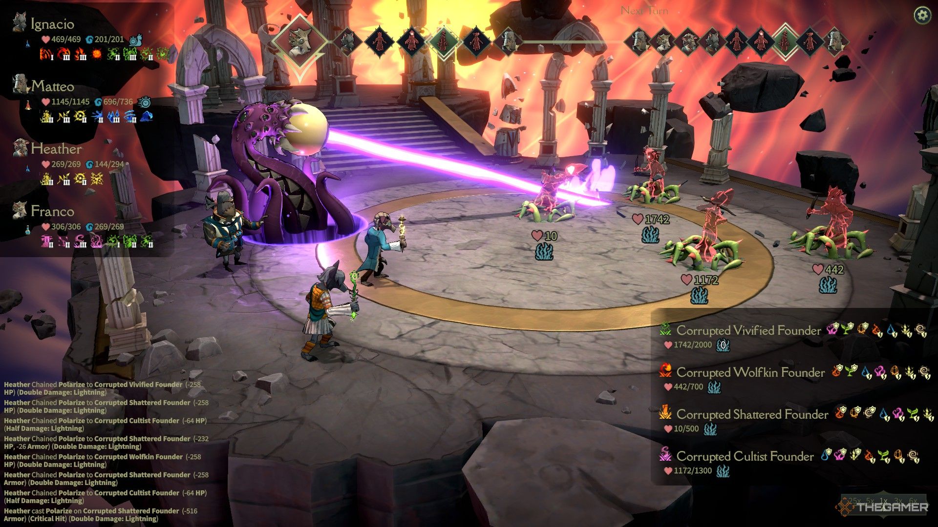 A team of mages fight against the corrupted spirits of the founders in Mind Over Magic. 