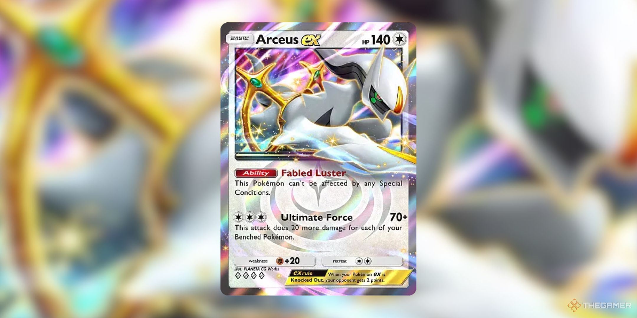 Arceus ex from Pokemon Pocket.-1