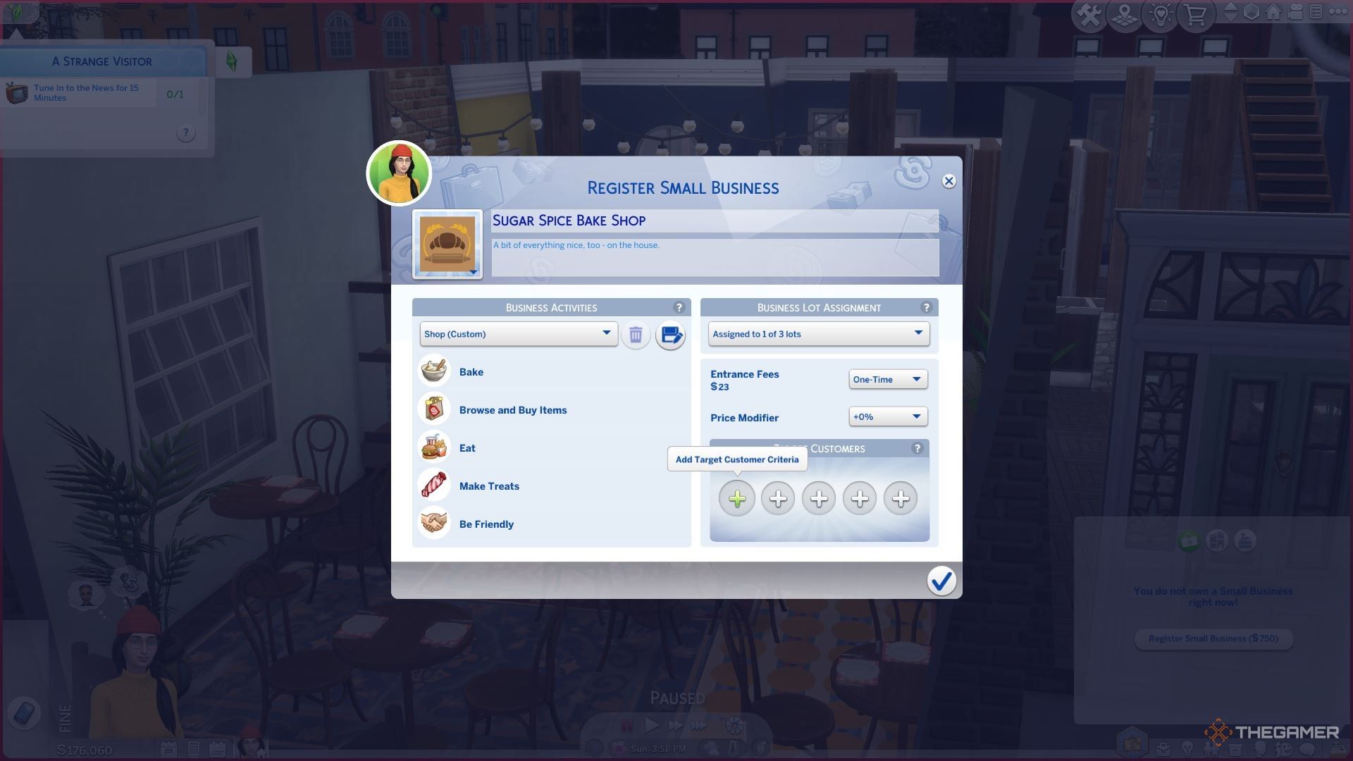 Business Activities that help run a bakery in The Sims 4 Business and Hobbies.