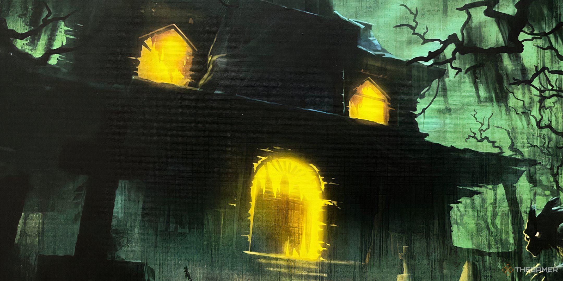 An anthropomorphic house in Betrayal at House on the Hill.