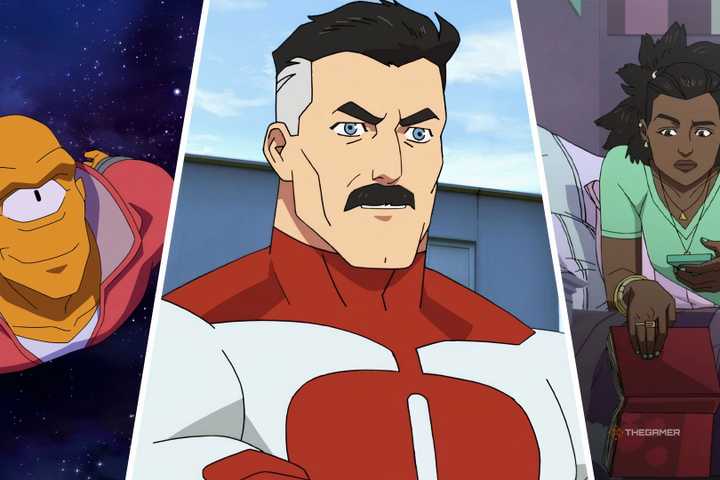 Featured Image Featuring Omni-Man, Allen The Alien, and Amber Bennett from the show Invincible.