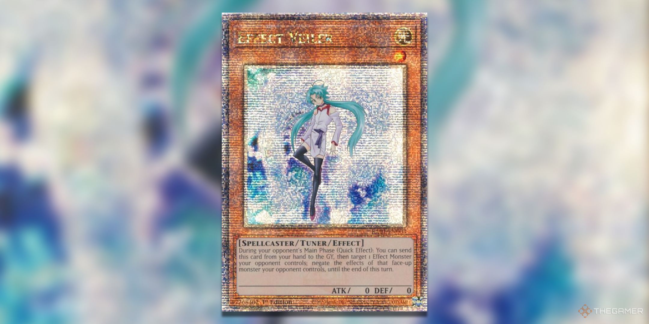 Effect Veiler Quarter Century Secret Rare from Yu-Gi-Oh! TCG 25th Anniversary Rarity Collection.