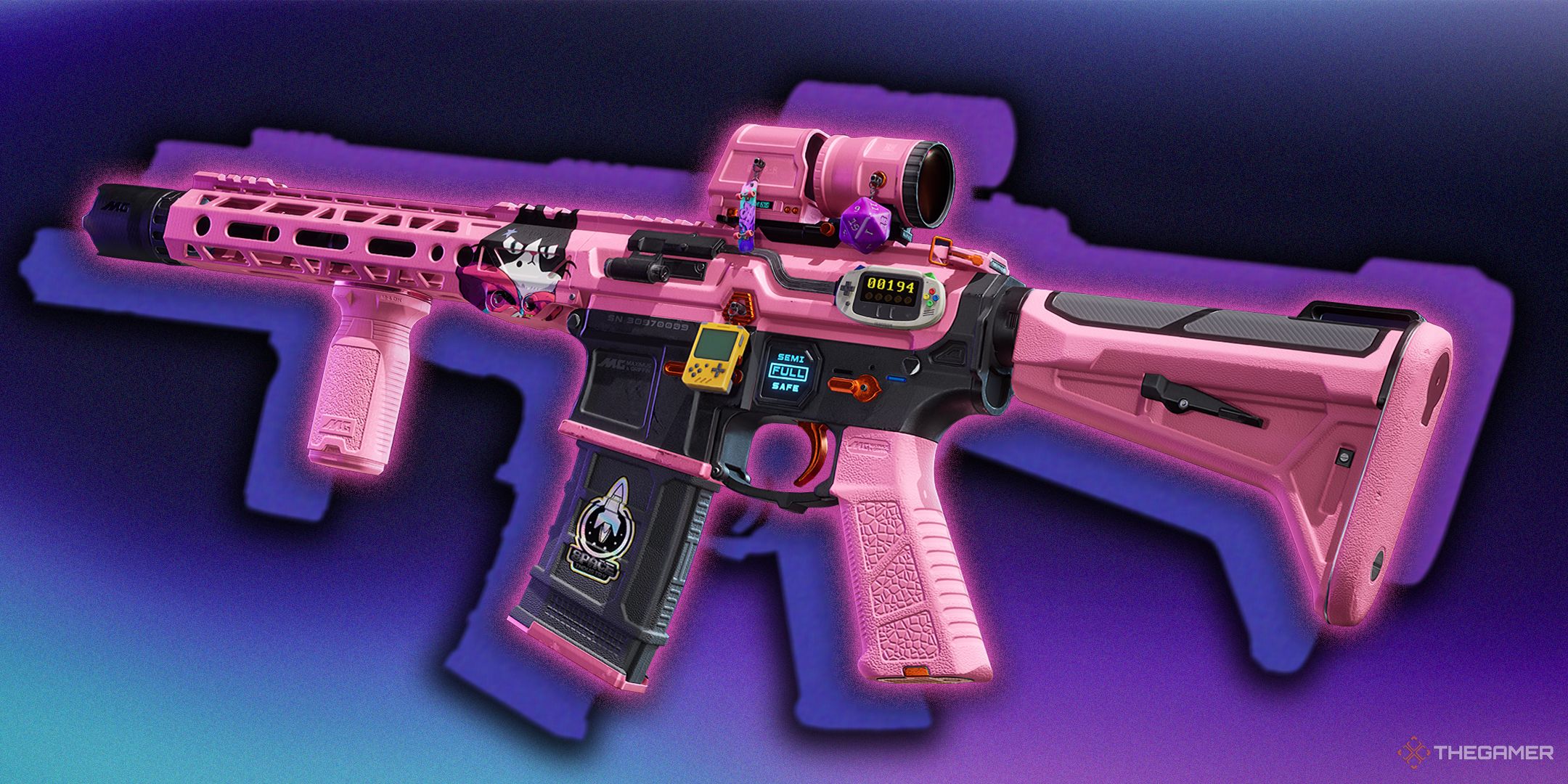 Fragpunk Pink Gun With Silhouettes Featured Image