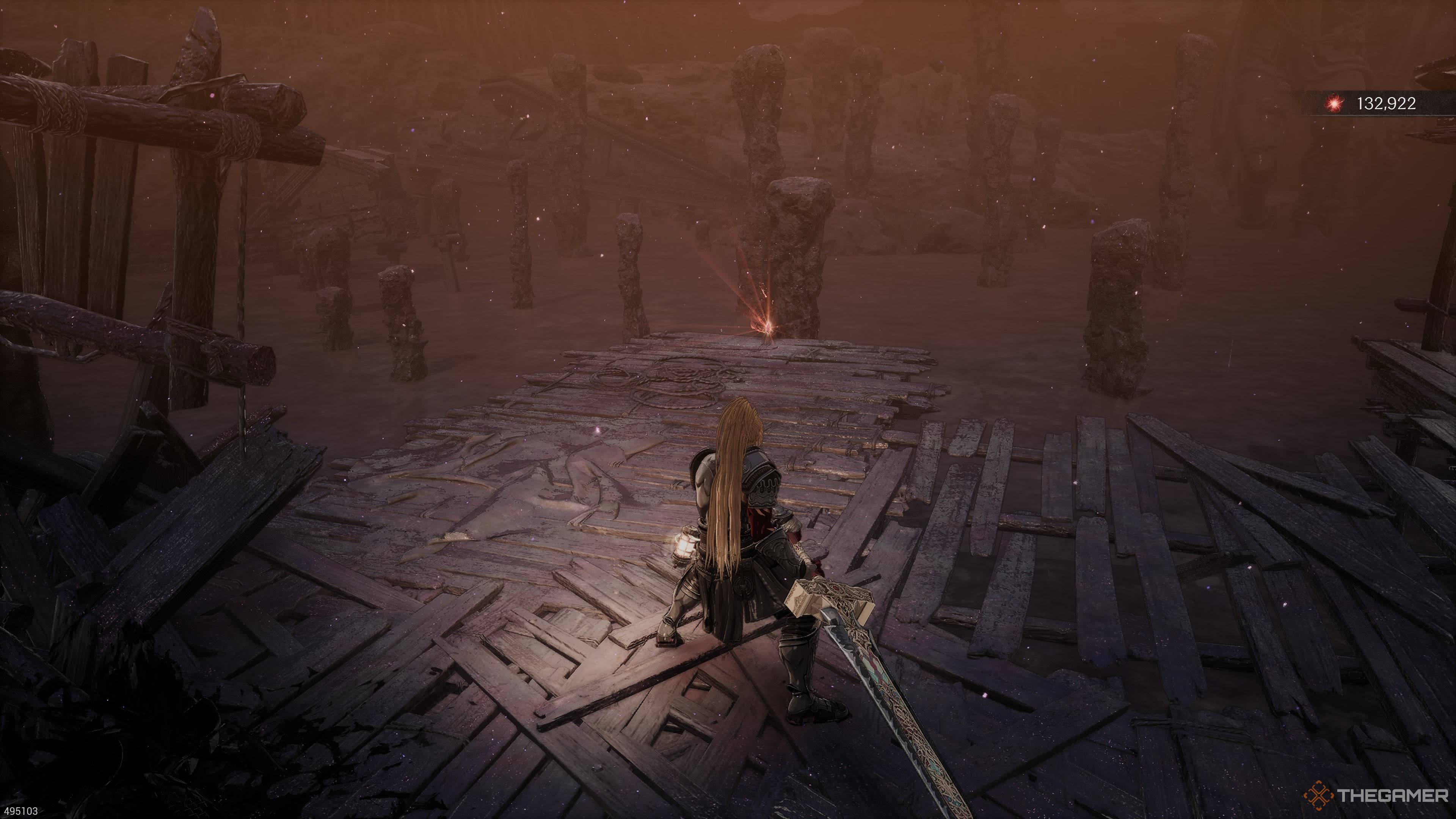 Guardian Hooves found in the Abyssal Bridge section of the Hermit Mountains in The First Berserker Khazan.