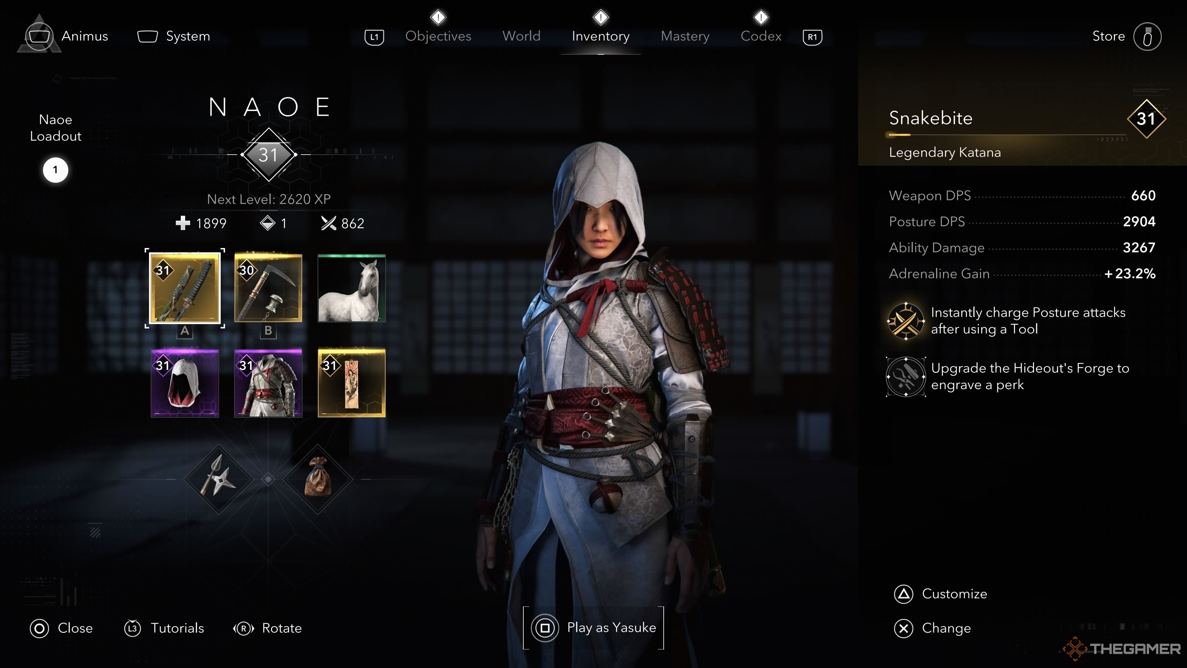 Naoe's Apprentice Assassin outfit in Assassin's Creed Shadows.