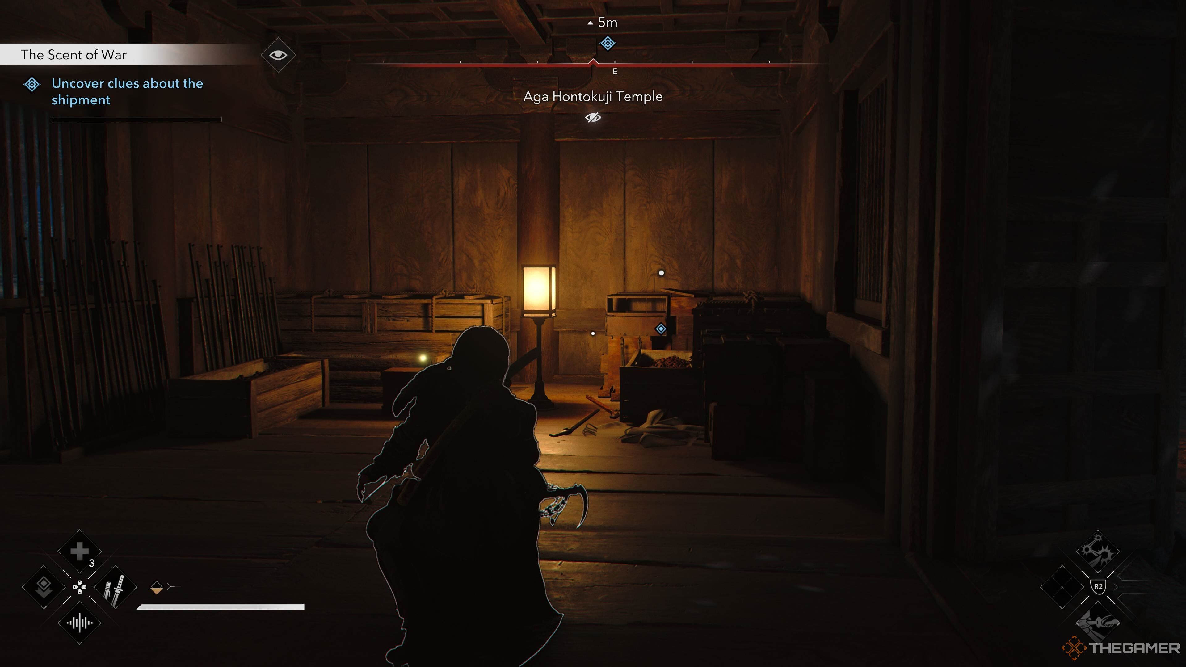 One of the clues in The Scent of War in Assassin's Creed Shadows.