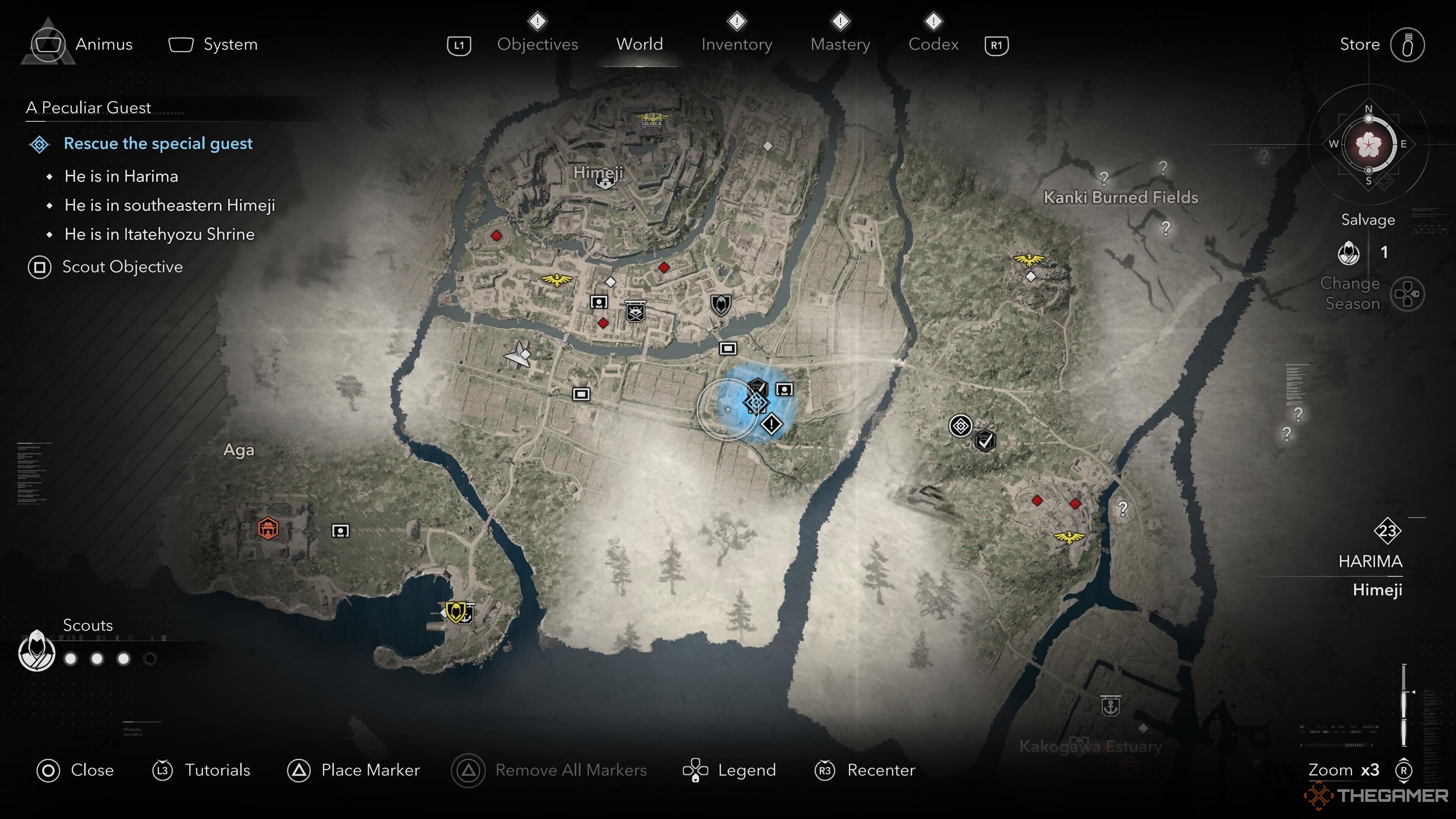 The location of the "special guest" in Assassin's Creed Shadows.