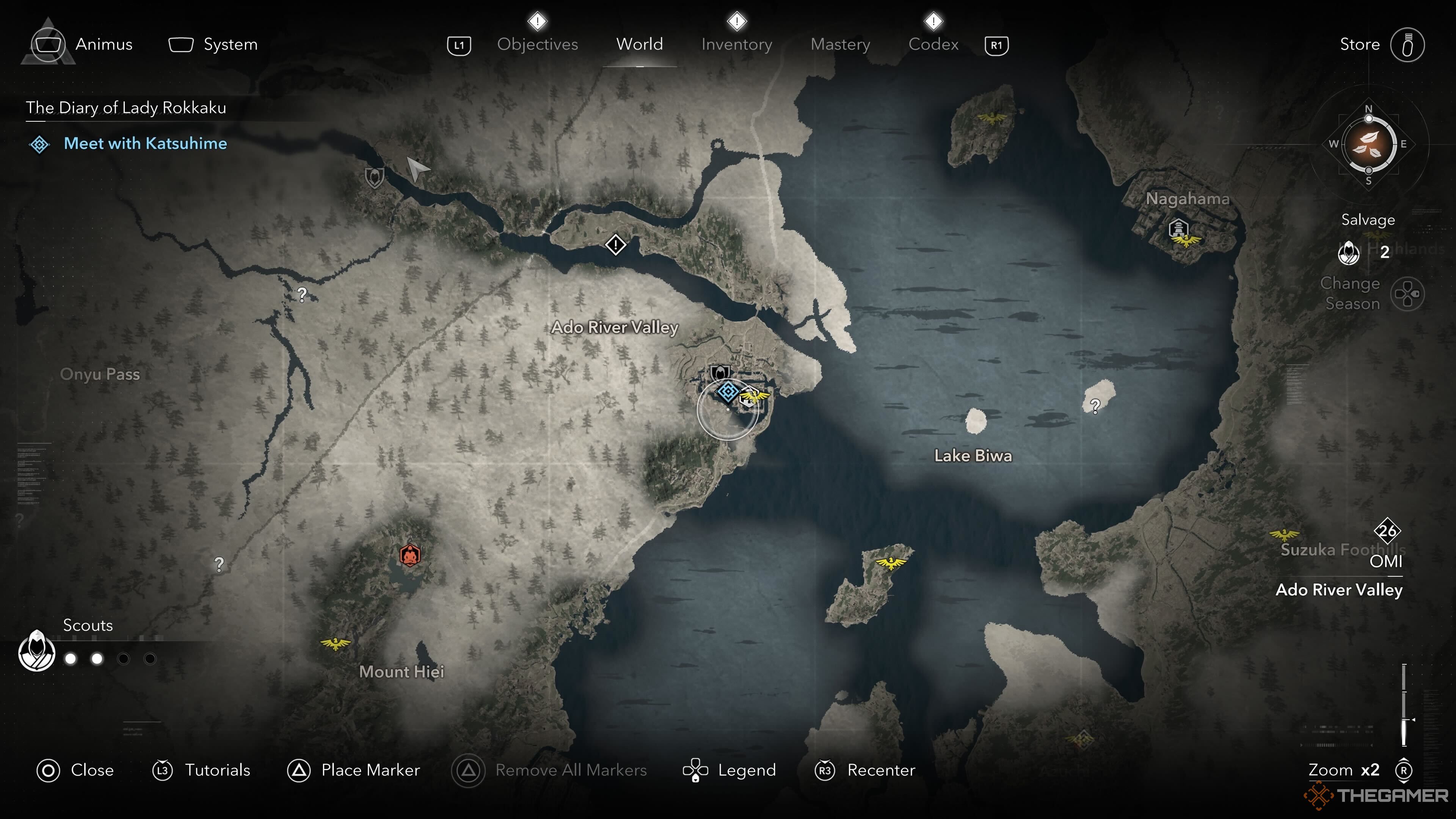 The start of the The Diary Of Lady Rokkaku mission in Assassin's Creed Shadows.