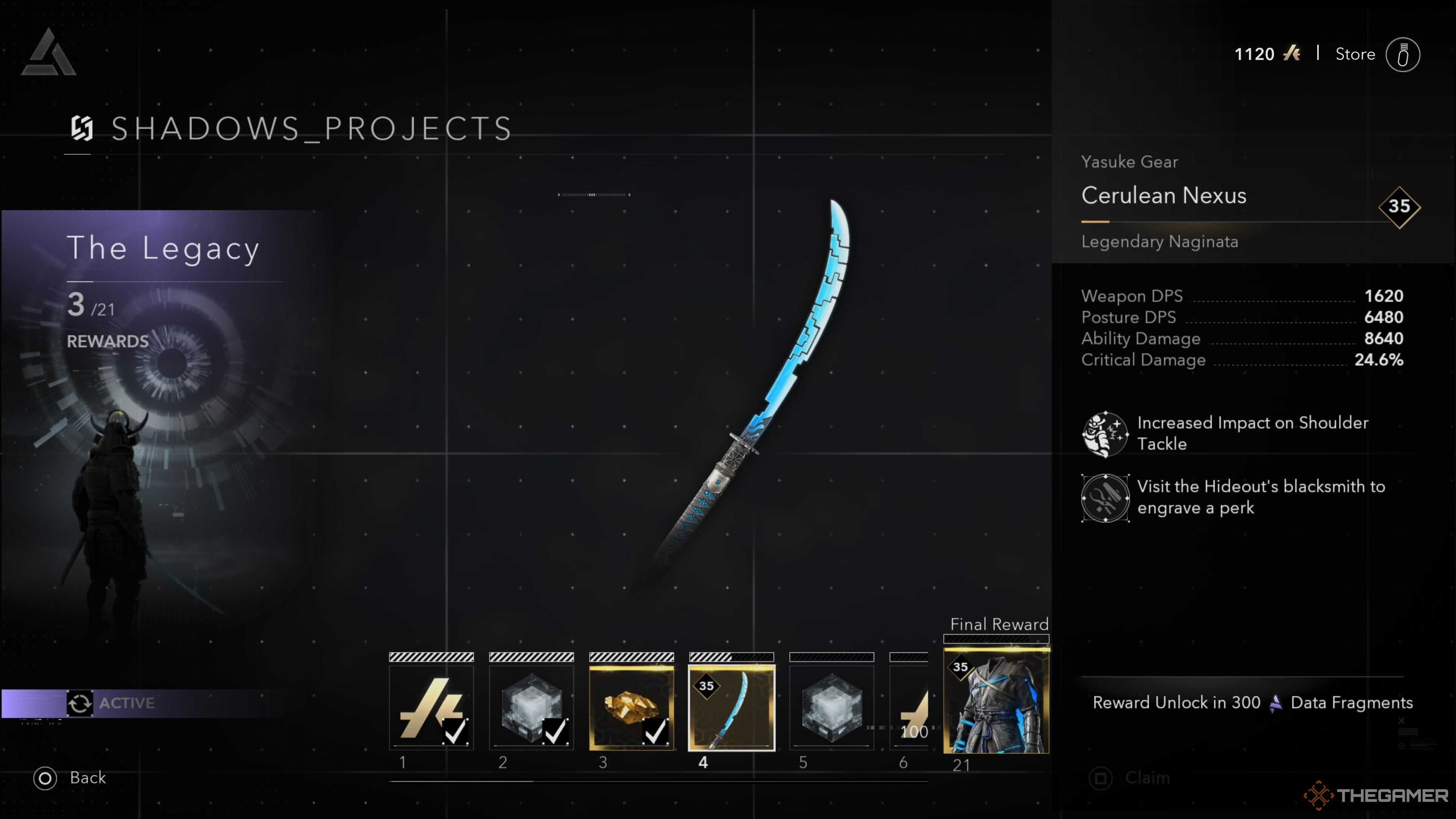 The projects reward pass in Assassin's Creed Shadows.
