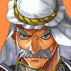 Kasim Portrait in Suikoden 1 HD Remaster