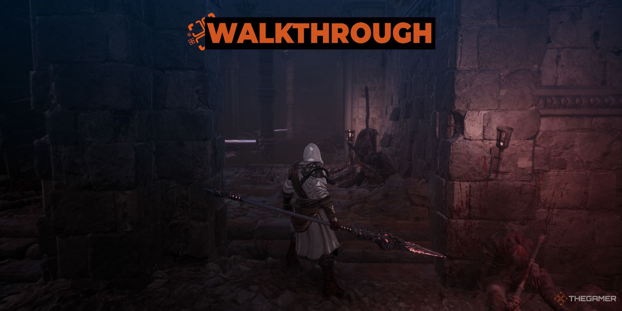 Khazan at the beginning of the Why Have You Forsaken Us Stage in The First Berserker Khazan.