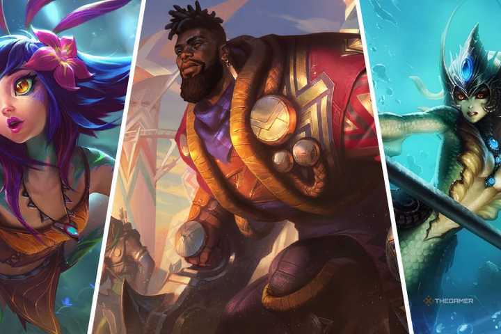 League of Legends image showing Neeko, Ksante and Nami.