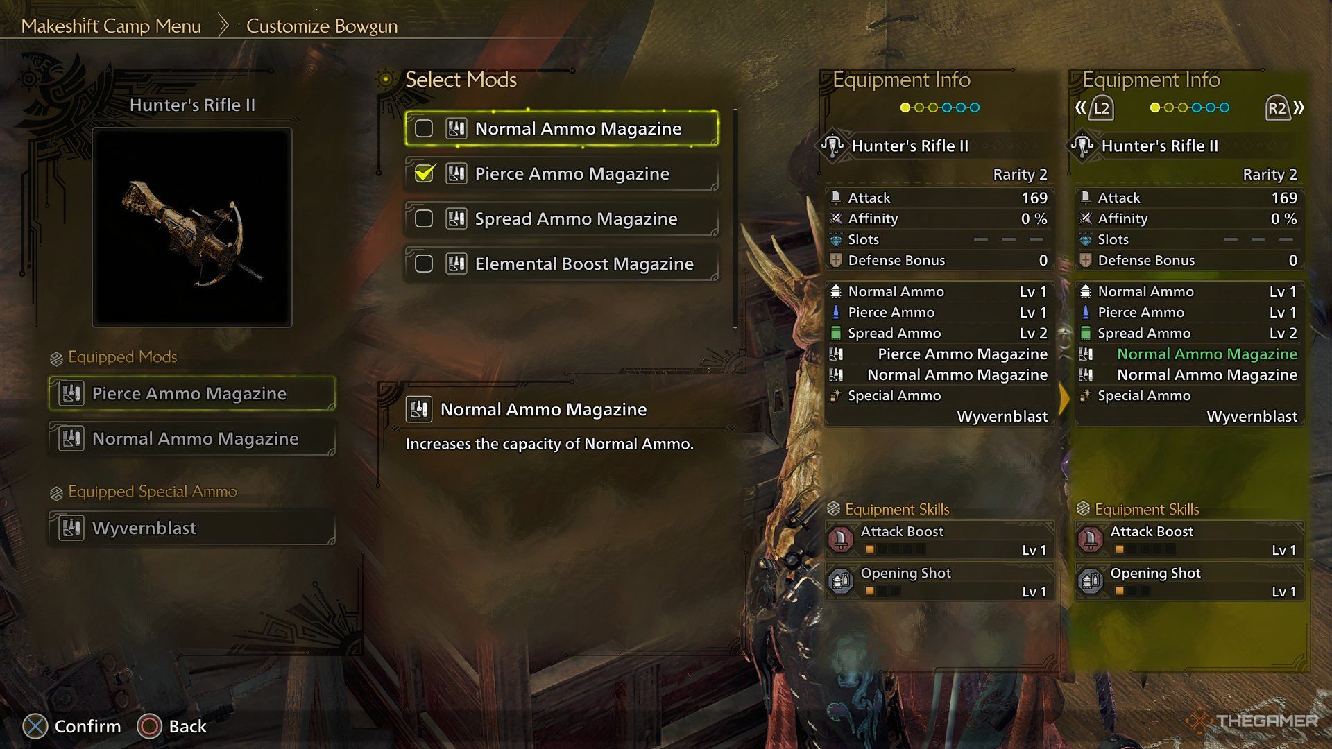 Light Bowgun Customisation in Monster Hunter Wilds.