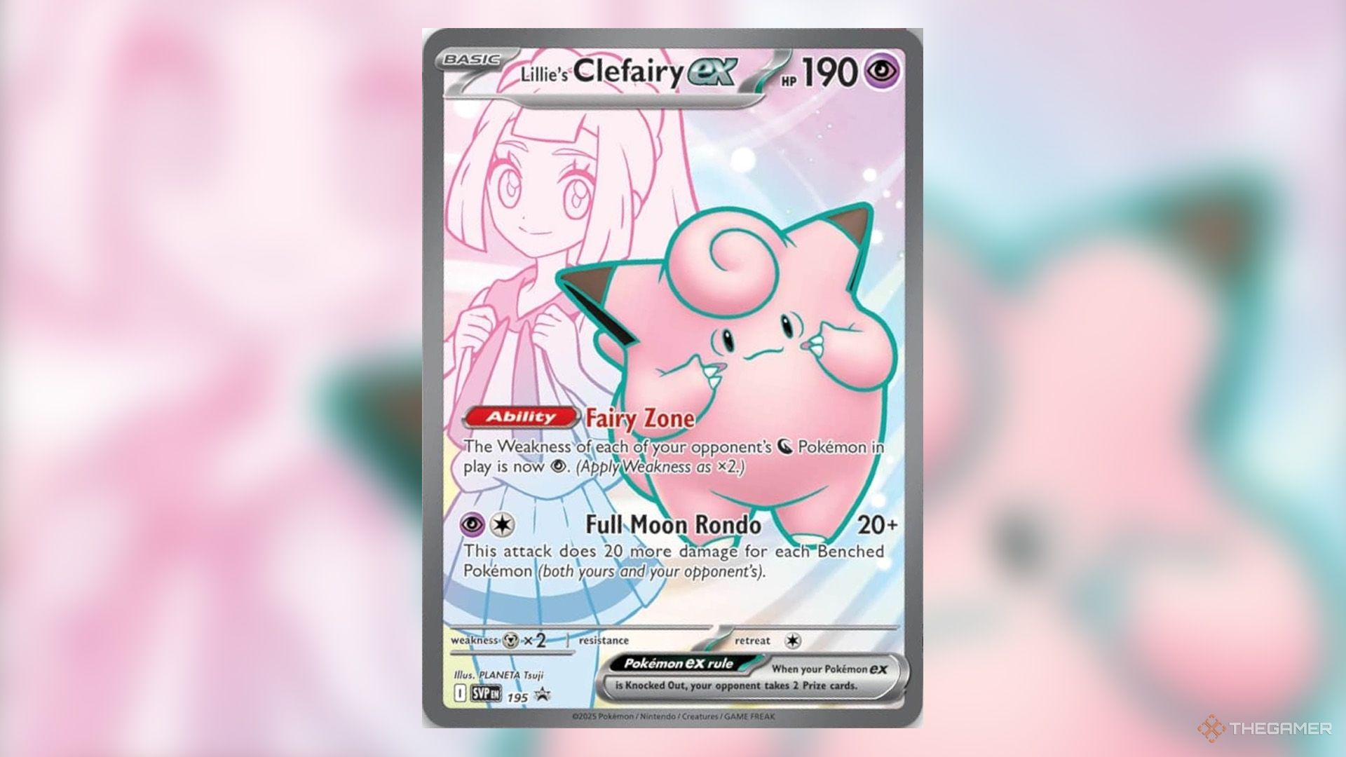 Lillie's Clefairy ex  from Lillie Premium Tournament Collection in Pokemon TCG