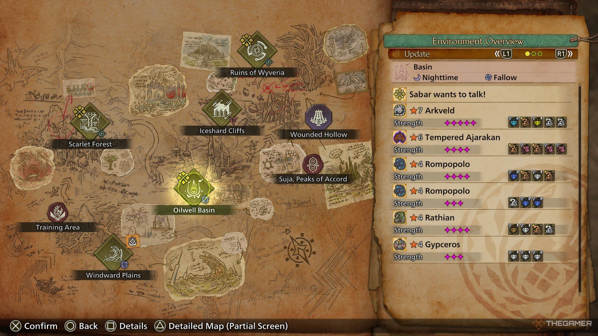 Oilwell Basic map location in Monster Hunter Wilds.