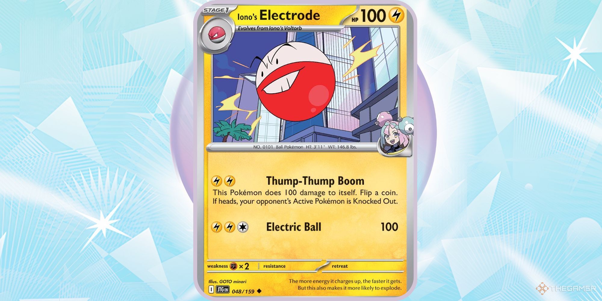 Pokemon TCG Journey Together Iono's Electrode
