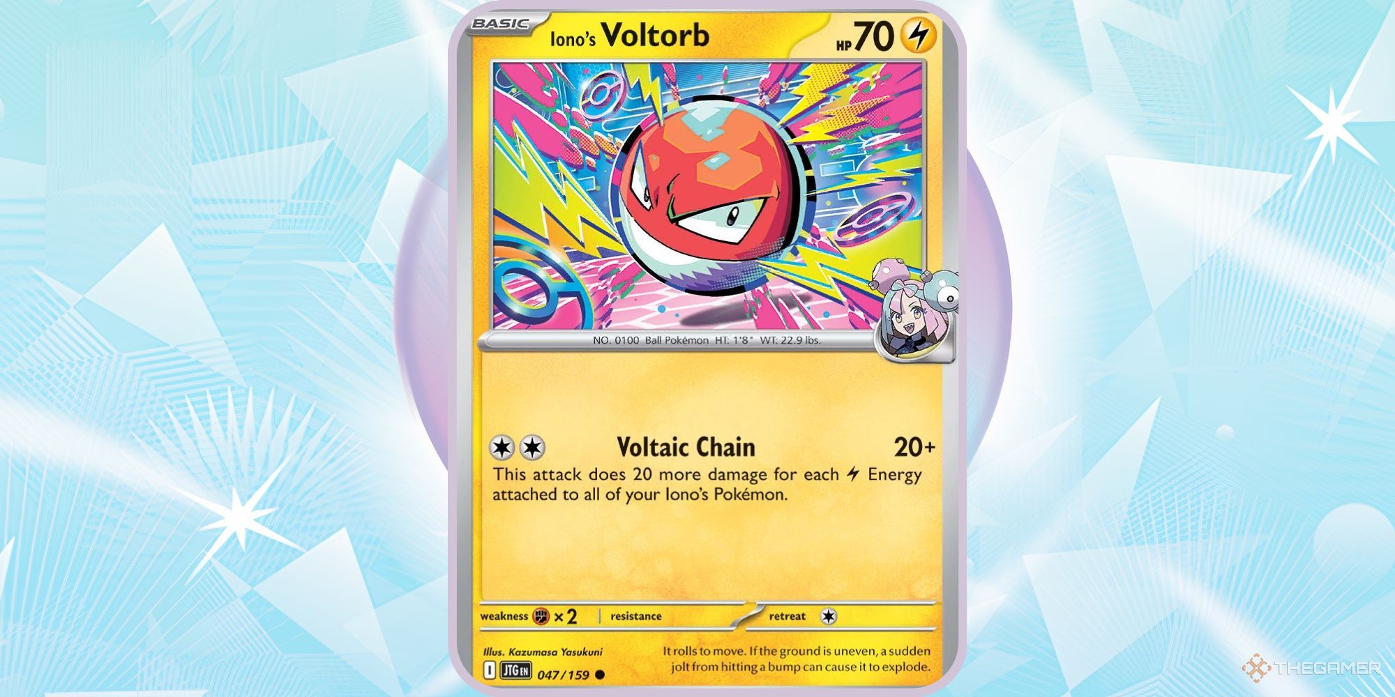 Pokemon TCG Journey Together Iono's Voltorb