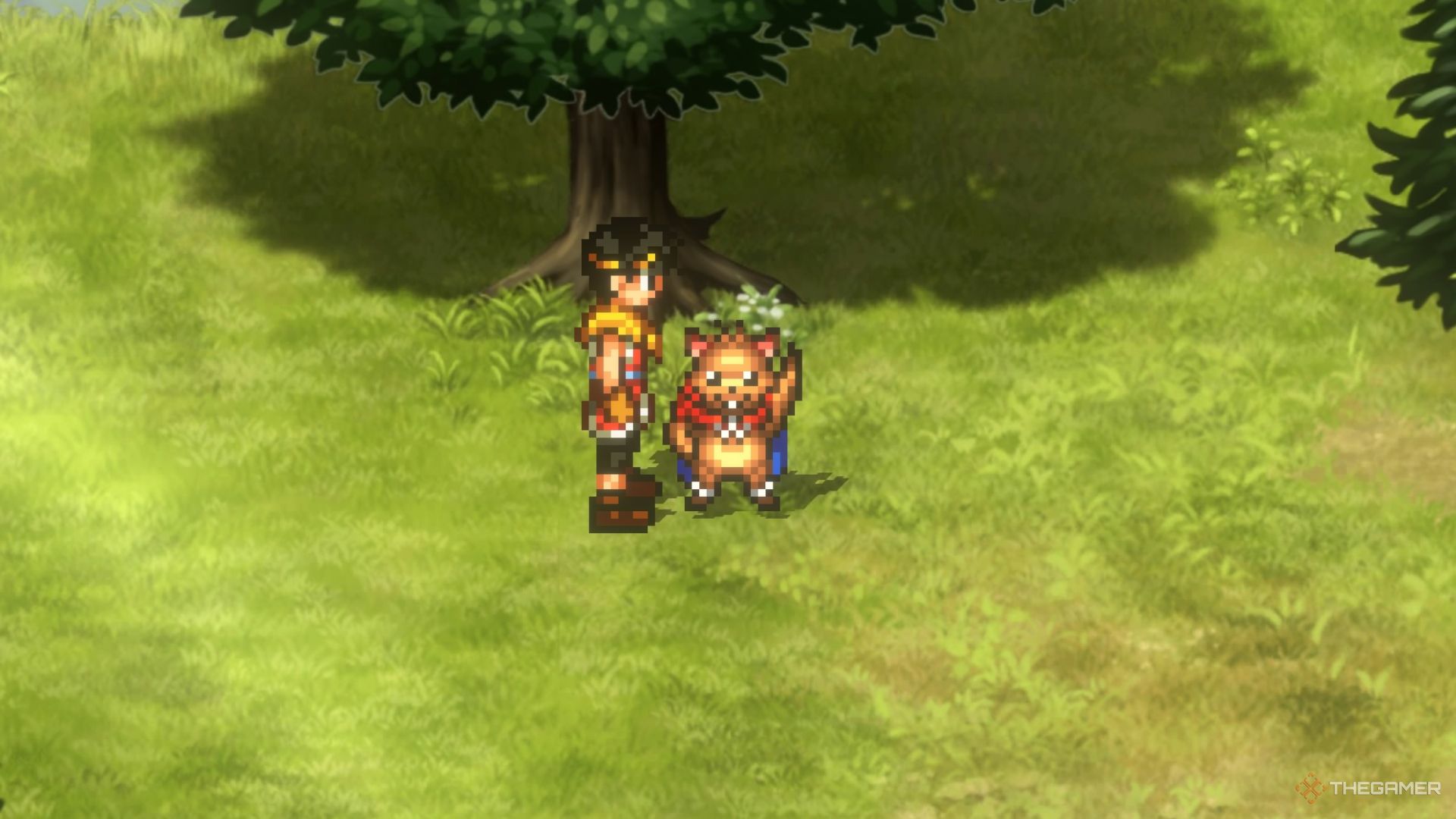Recruiting Mukumuku in Suikoden 2 HD Remaster.