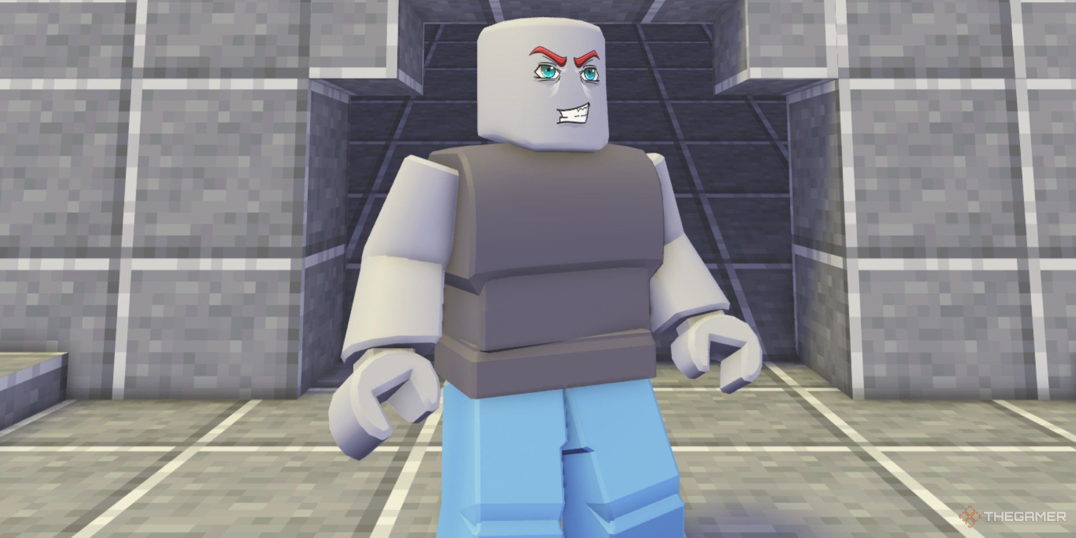 a player in Random Block Factory on Roblox