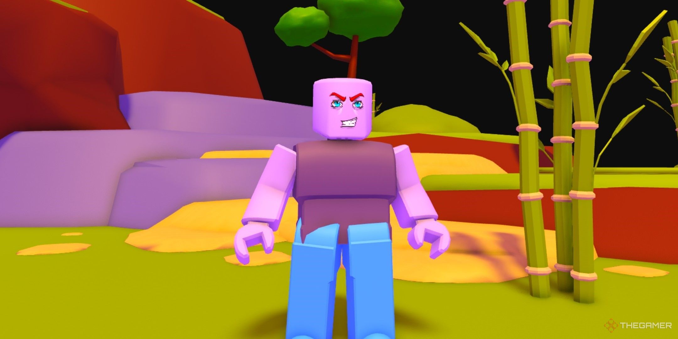 a player in Anime Power on Roblox