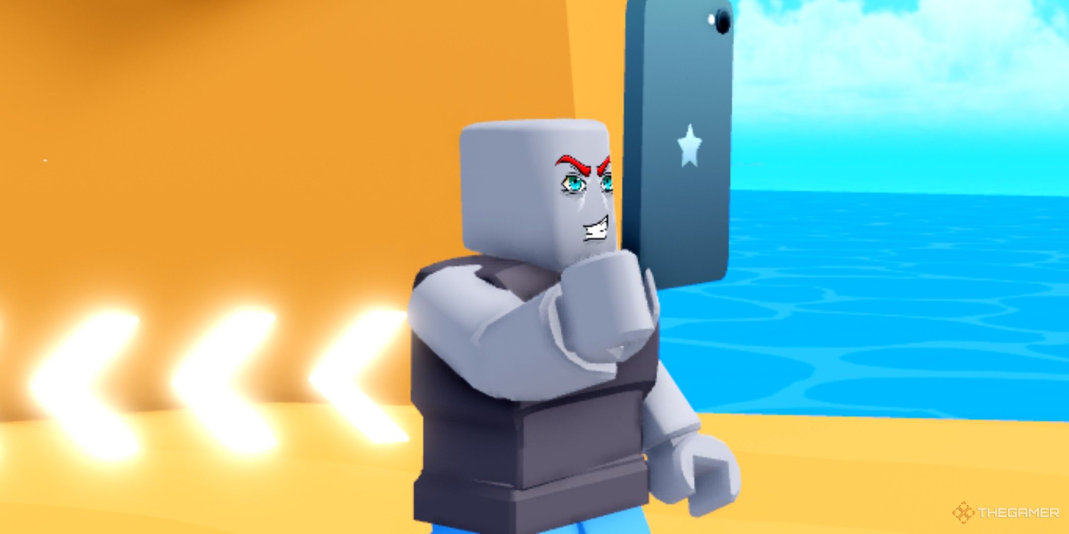 a player in Be Famous Simulator on Roblox