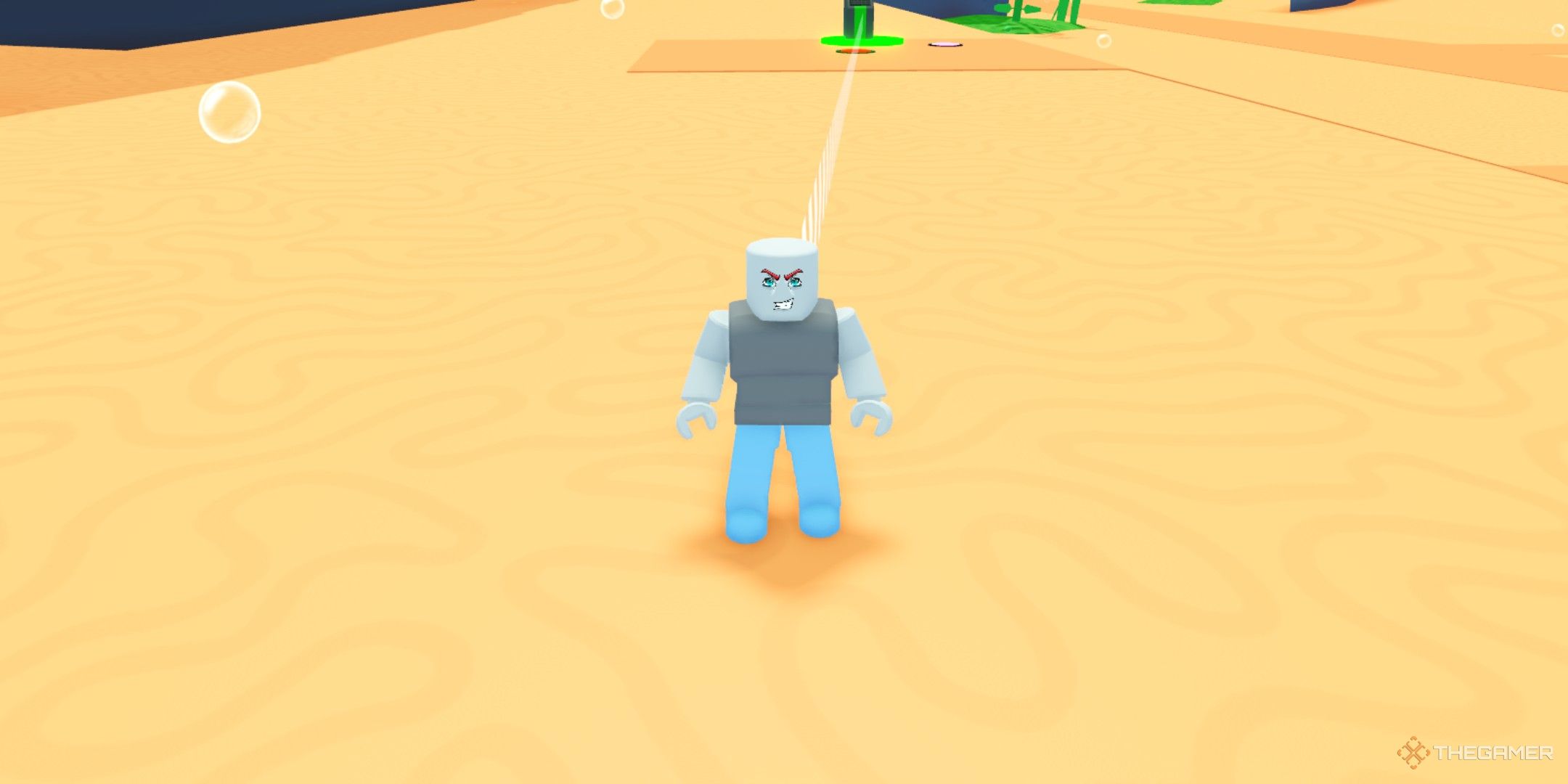 a player in Luxury Submarine Tycoon on Roblox