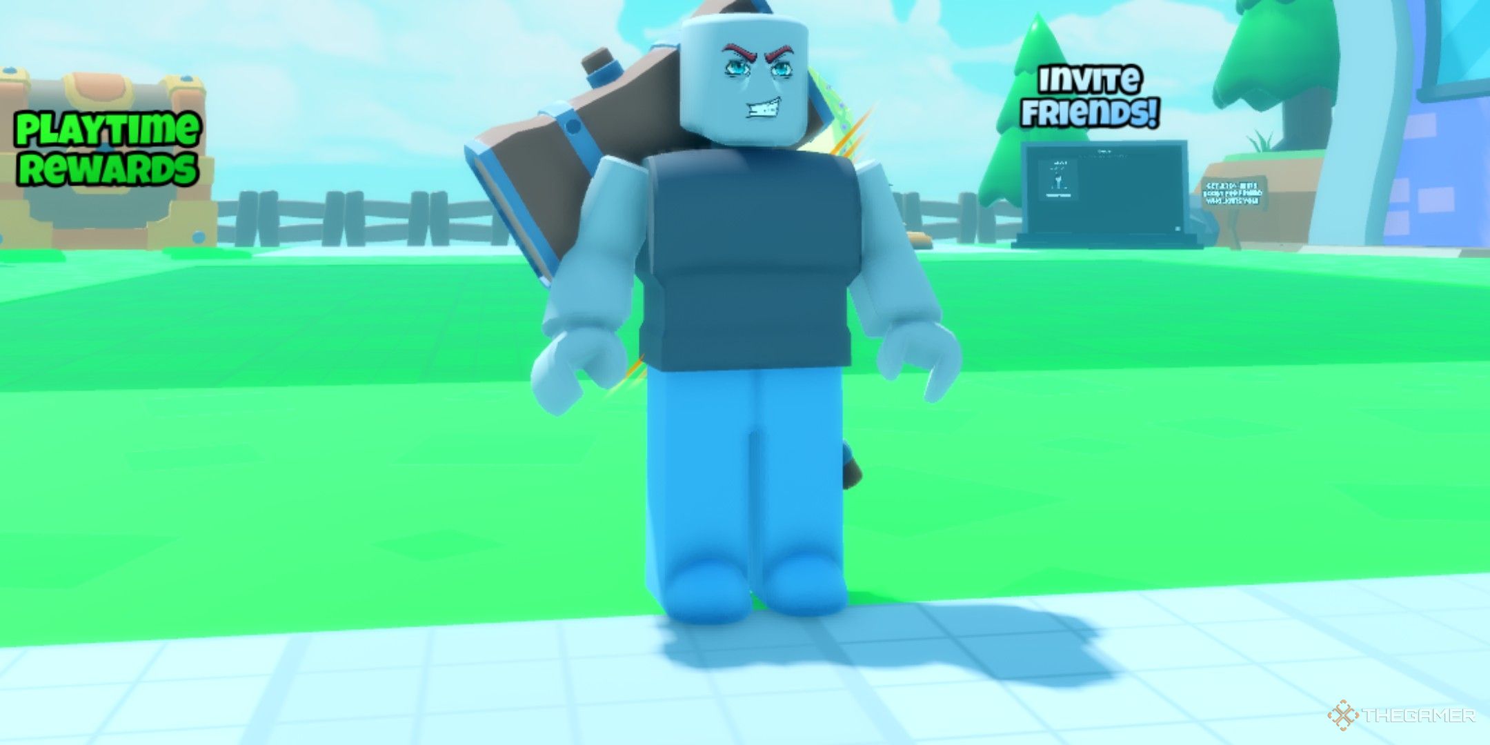 a player in Floor Race on Roblox