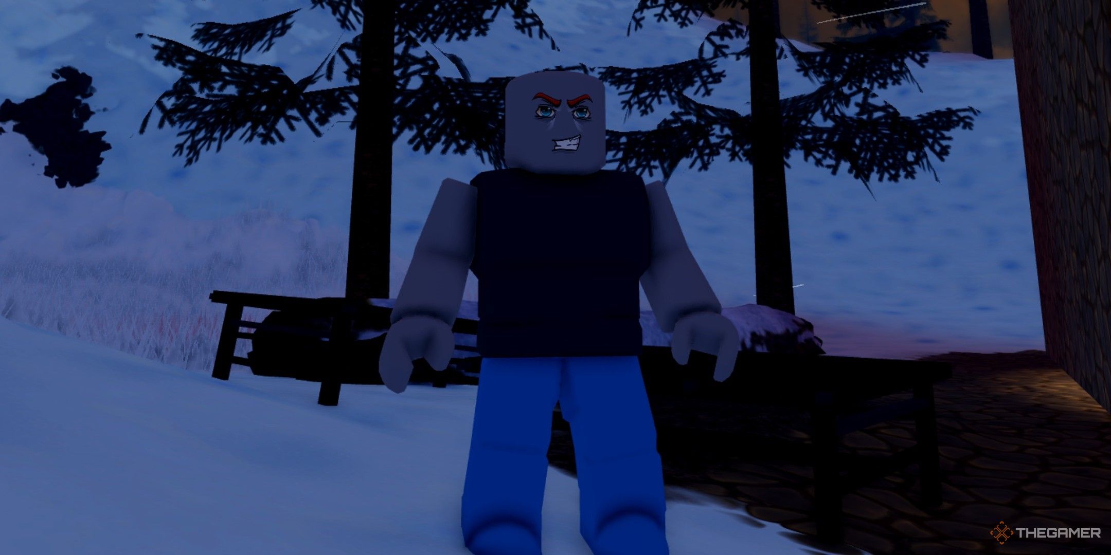 a player in Icebound Detector on Roblox