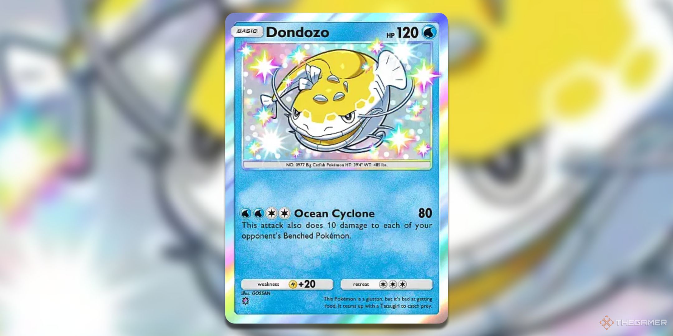 Shiny Dondozo Pokemon TCG Pocket Shining Revelry Card Art.