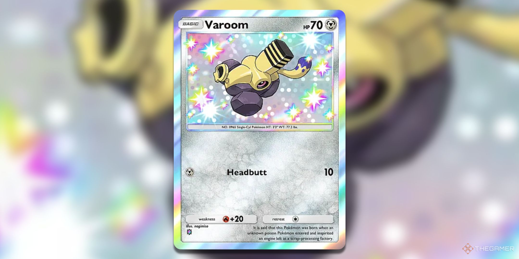 Shiny Varoom Pokemon TCG Pocket Shining Revelry Card Art.