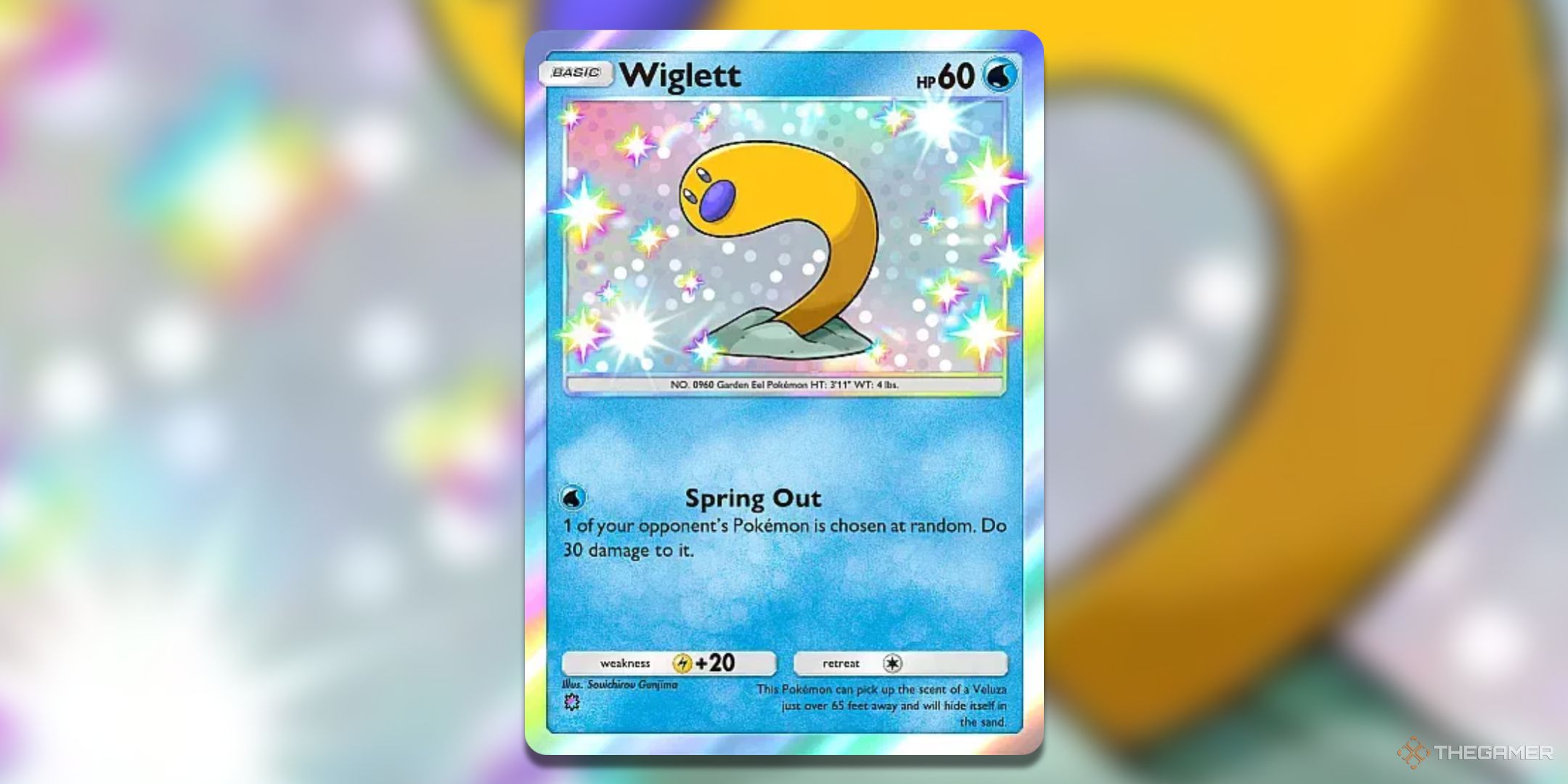 Shiny Wiglett Pokemon TCG Pocket Shining Revelry Card Art.
