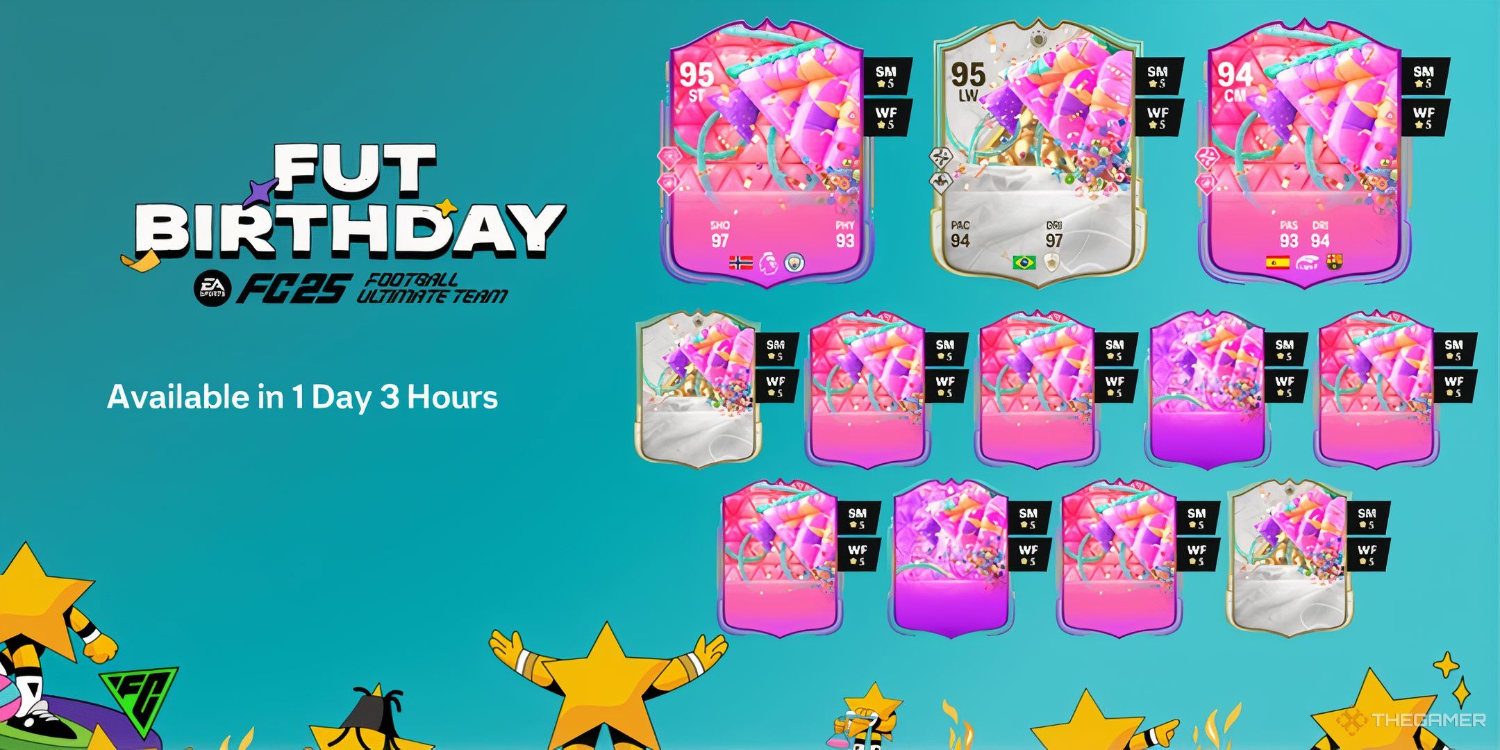 A screenshot of the FUT Birthday Promo Team 1 in EA Sports FC 25.