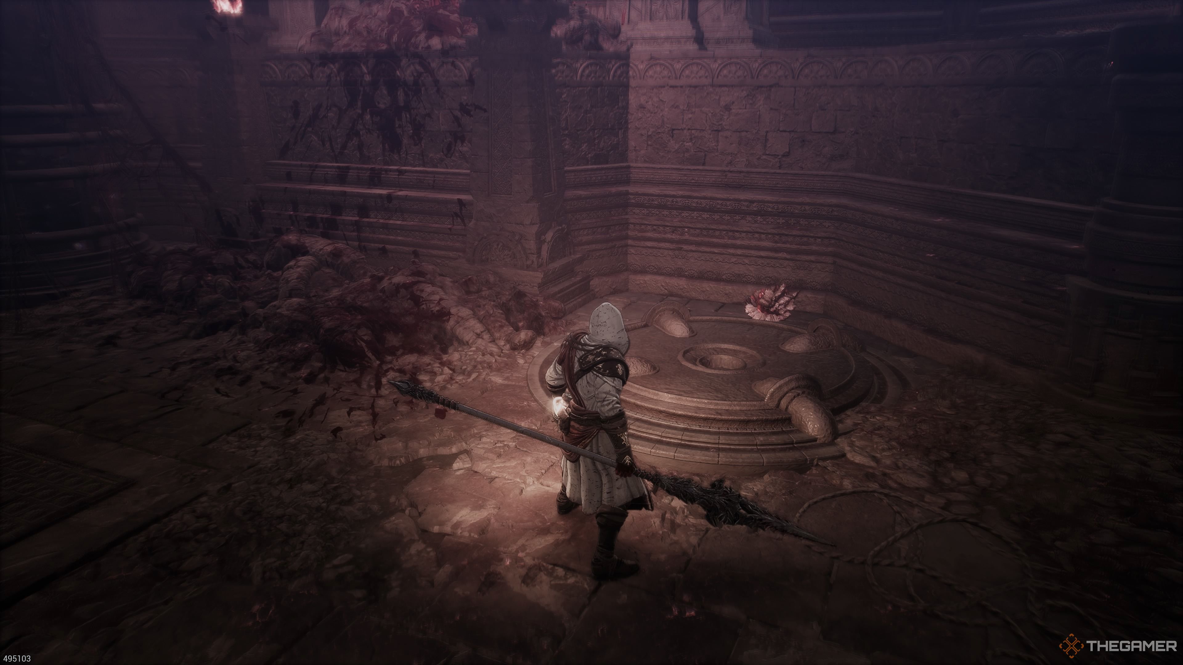The final Soulstone in the Why Have You Forsaken Us Stage in The First Berserker Khazan.
