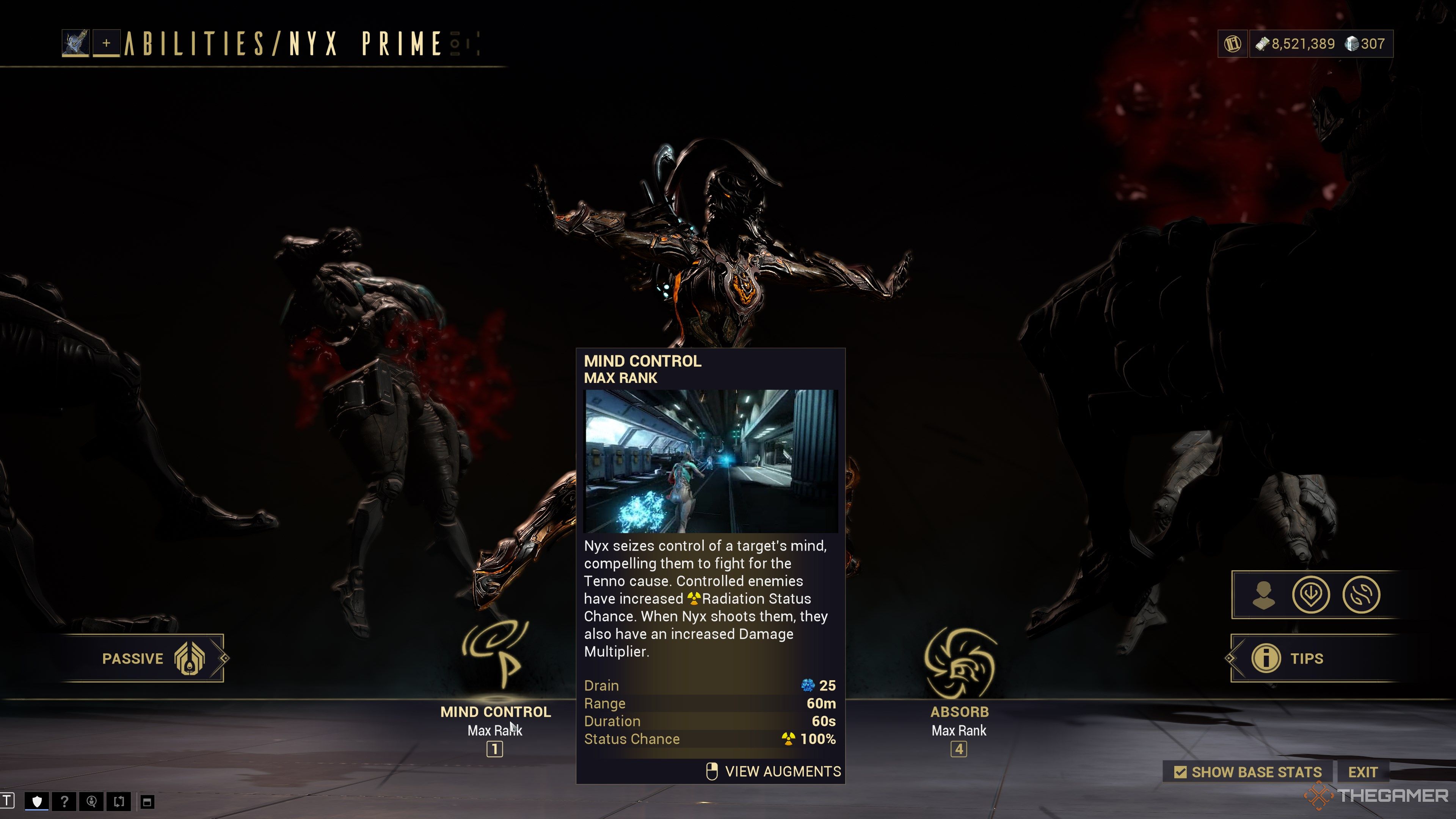 Warframe Nyx First Ability