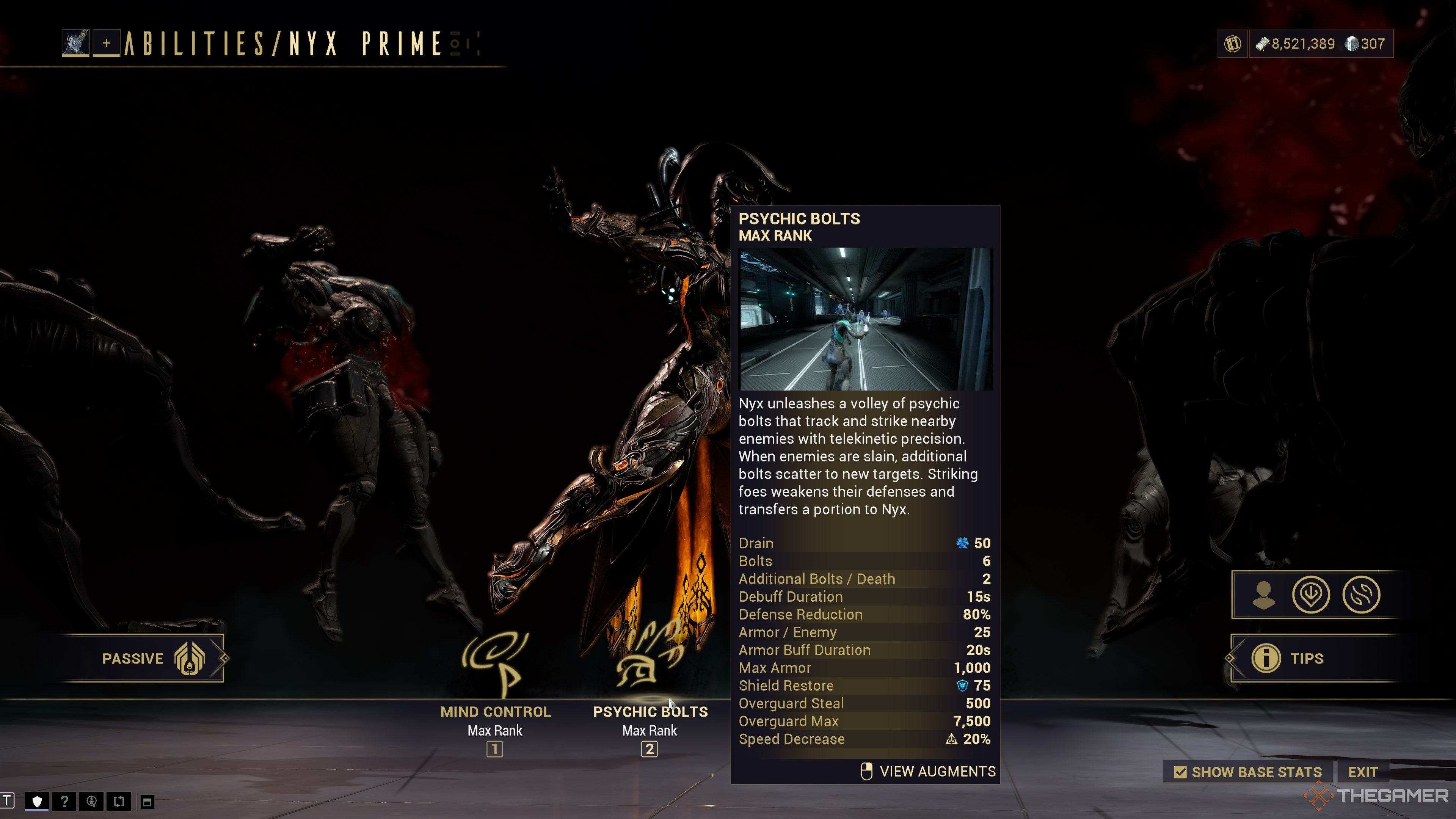 Warframe Nyx Second Ability