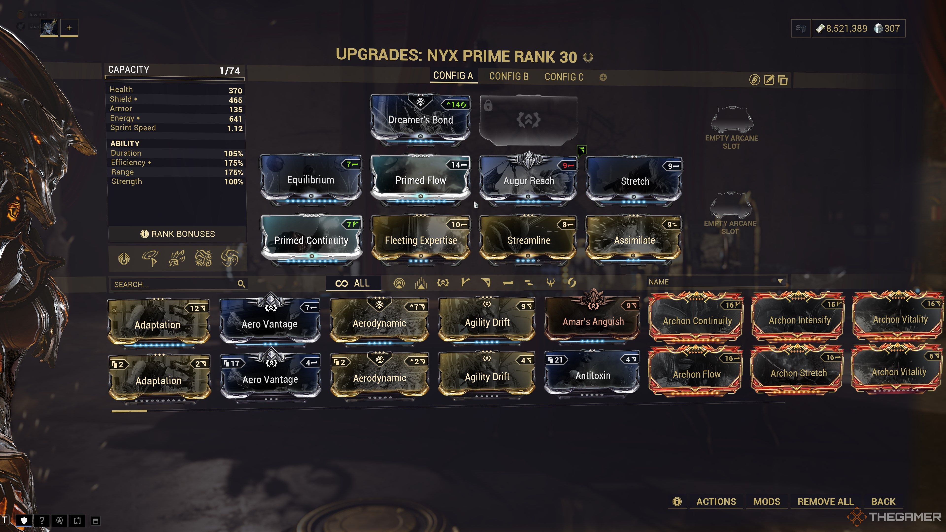 Warframe Nyx Starter Build