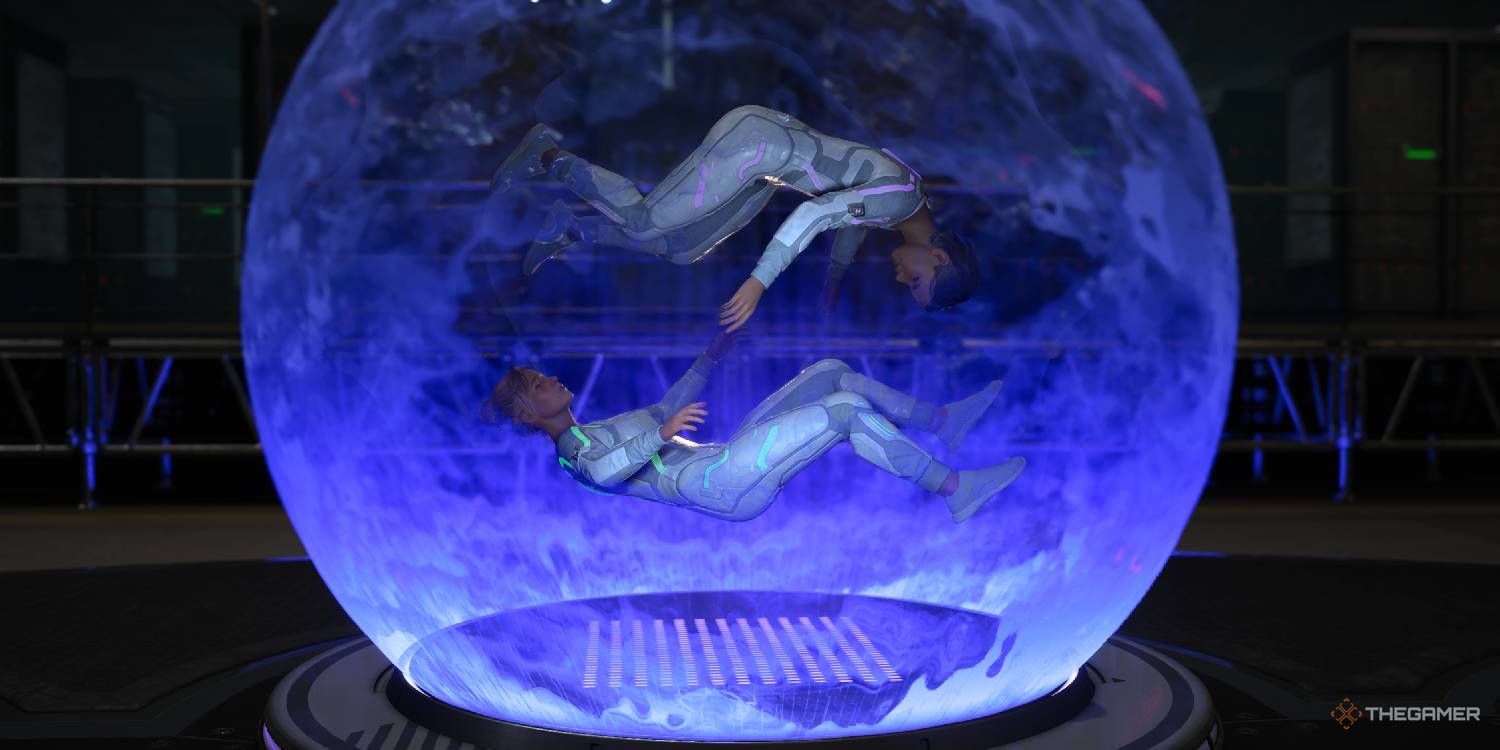 Zoe and Mio in their simulation orb in Split Fiction.