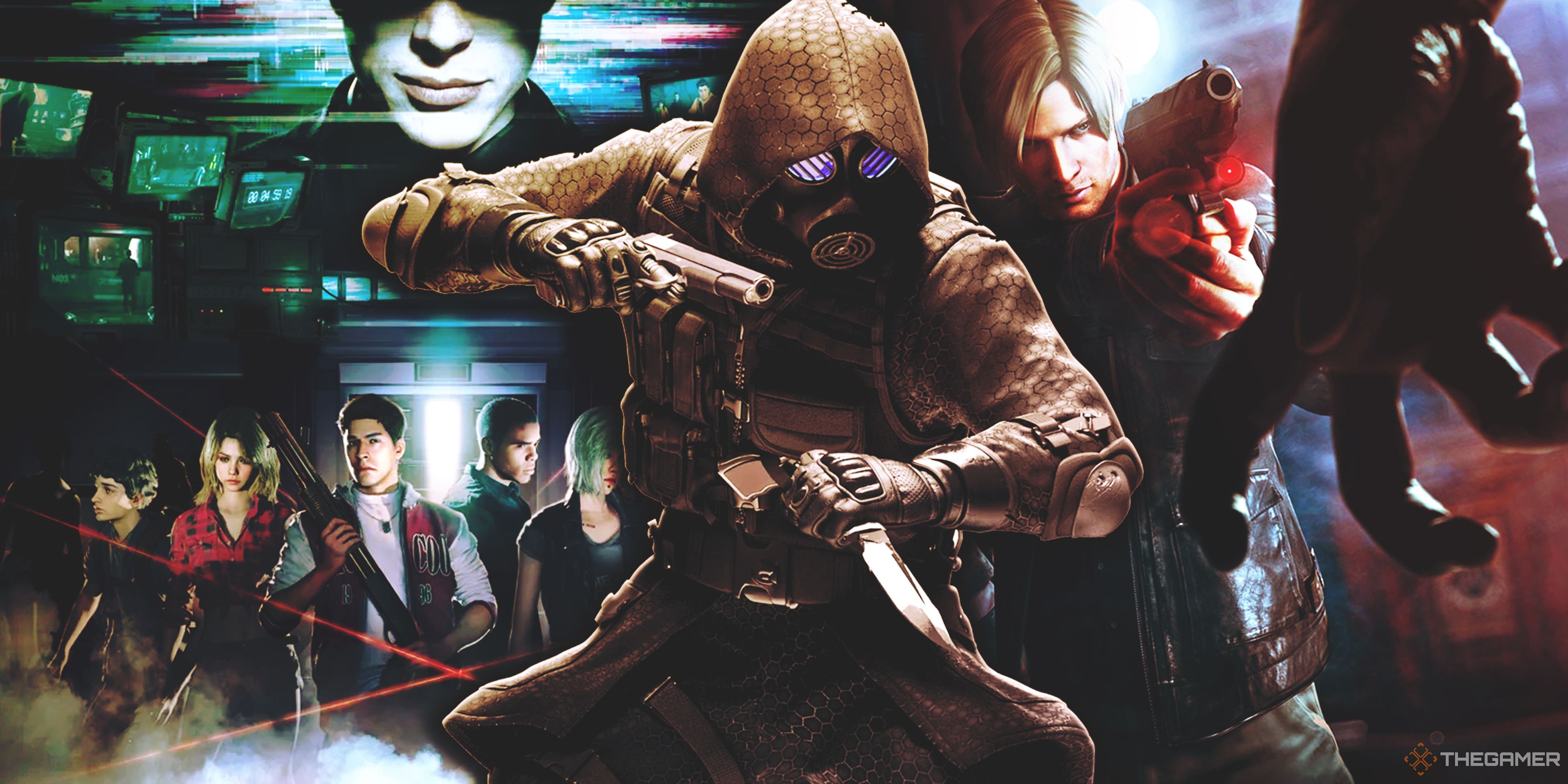 Resident Evil: Resistance, Resident Evil: Operation Raccoon City and Resident Evil 6.