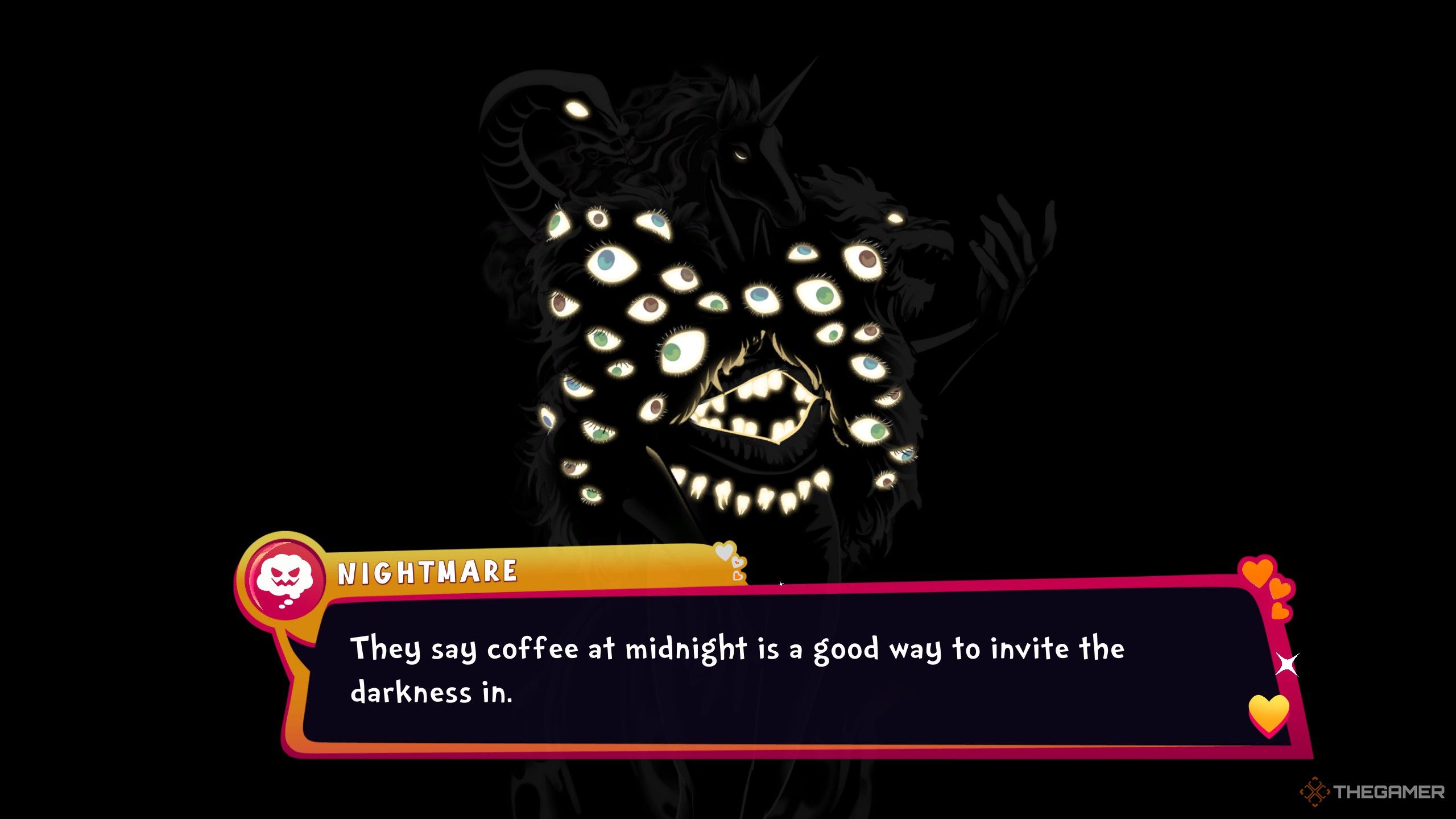 Nightmare talking about coffee in Date Everything.