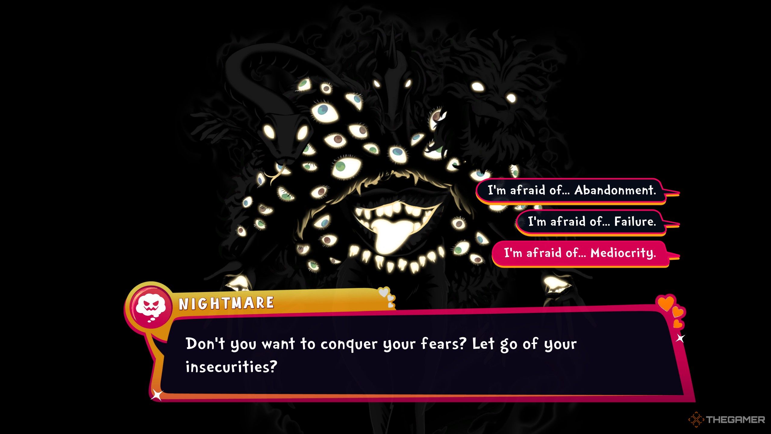 Talking about your fears with Nightmare in Date Everything.