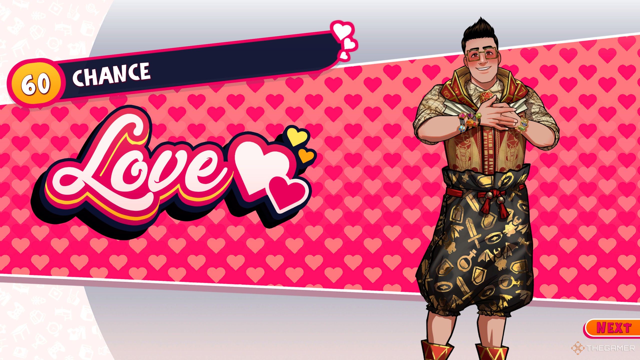 Getting a love ending with Chance in Date Everything.