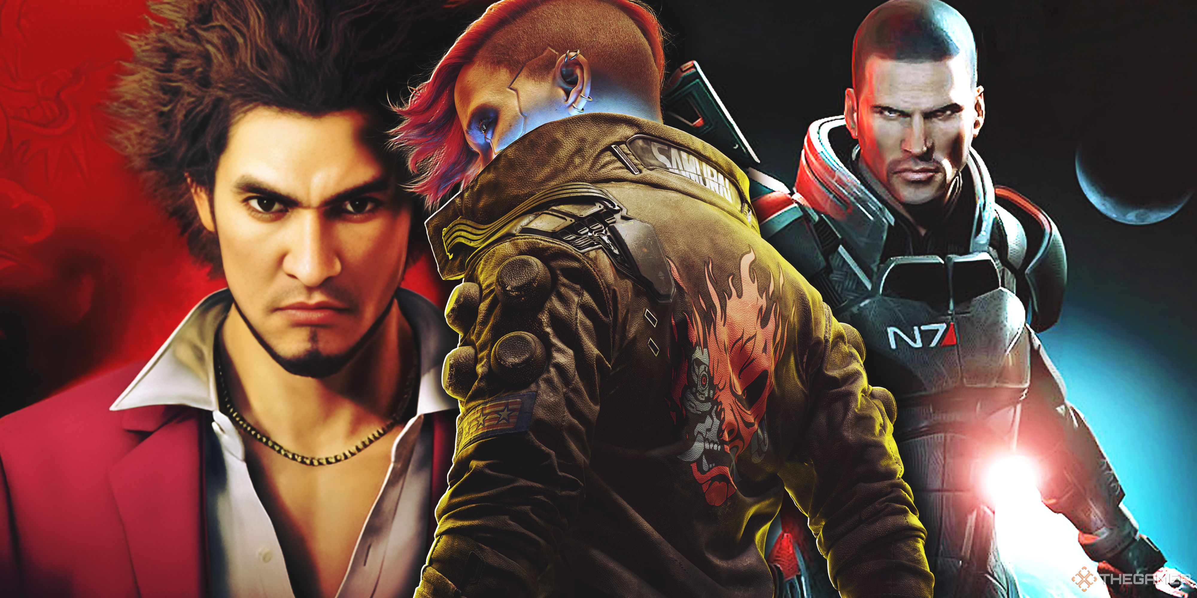 Yakuza: Like a Dragon, Cyberpunk 2077 and Mass Effect.