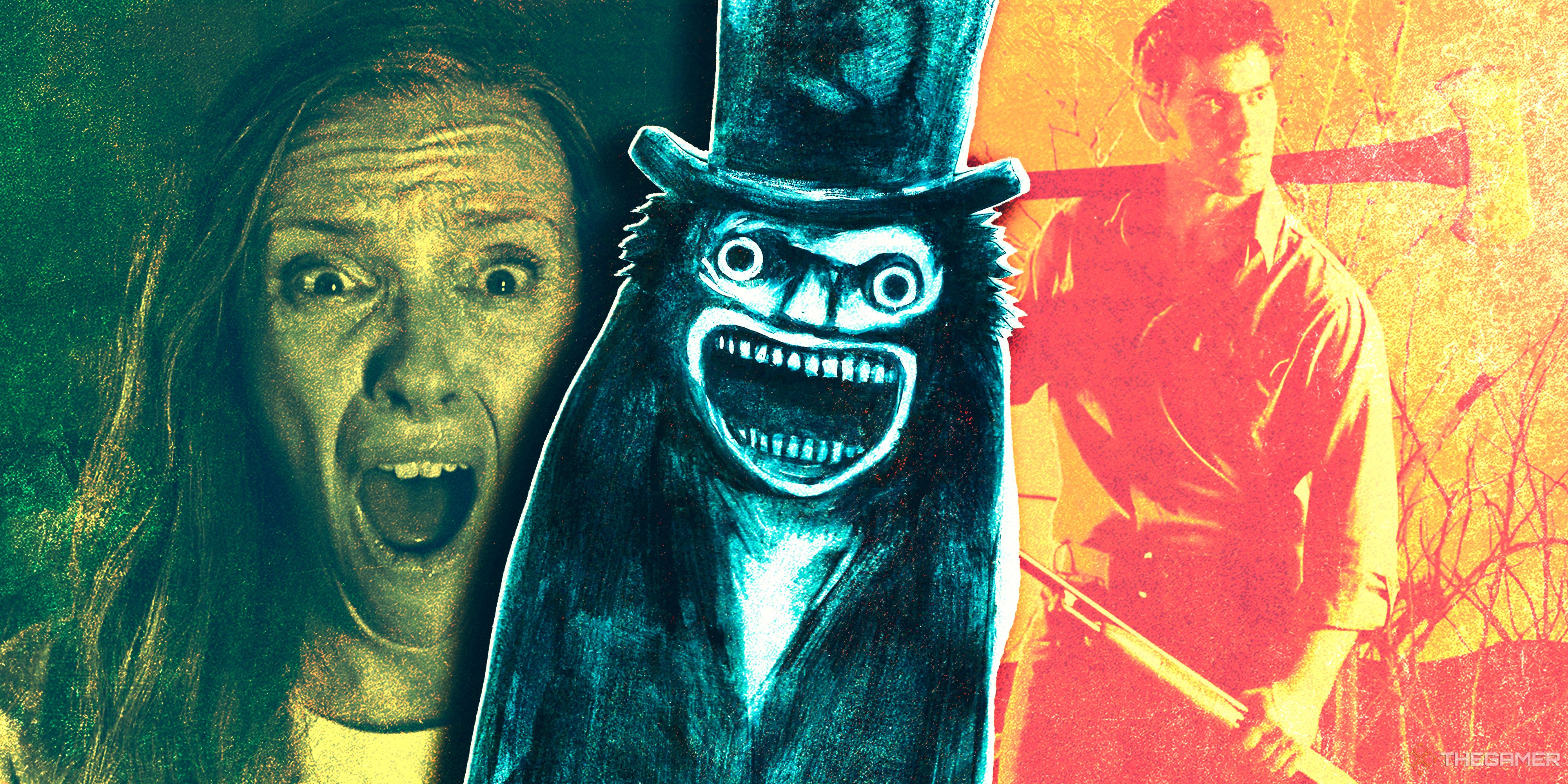 Hereditary, Babadook and Evil Dead.