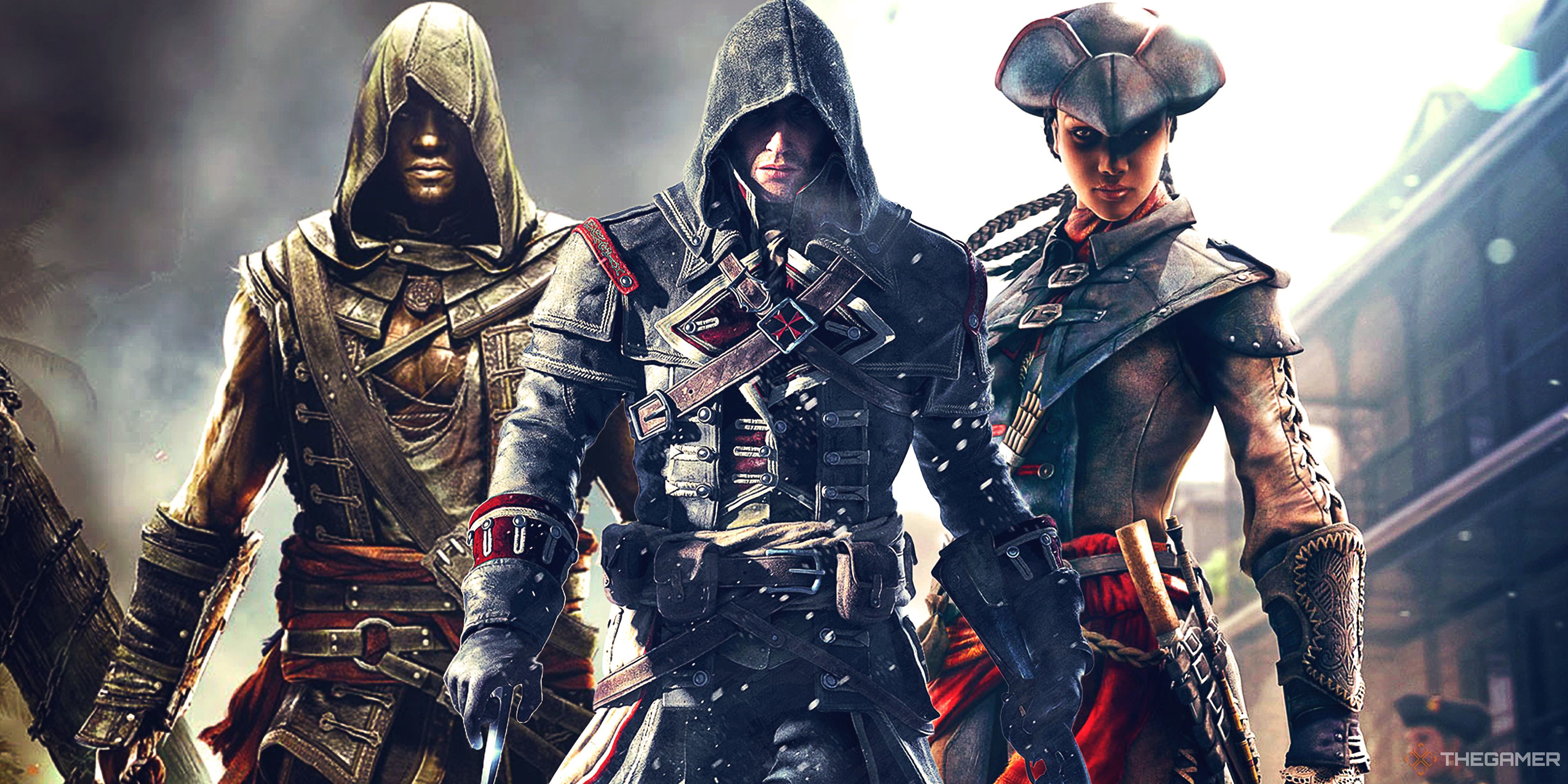 Assassin's Creed Freedom Cry, Rogue and Liberation.
